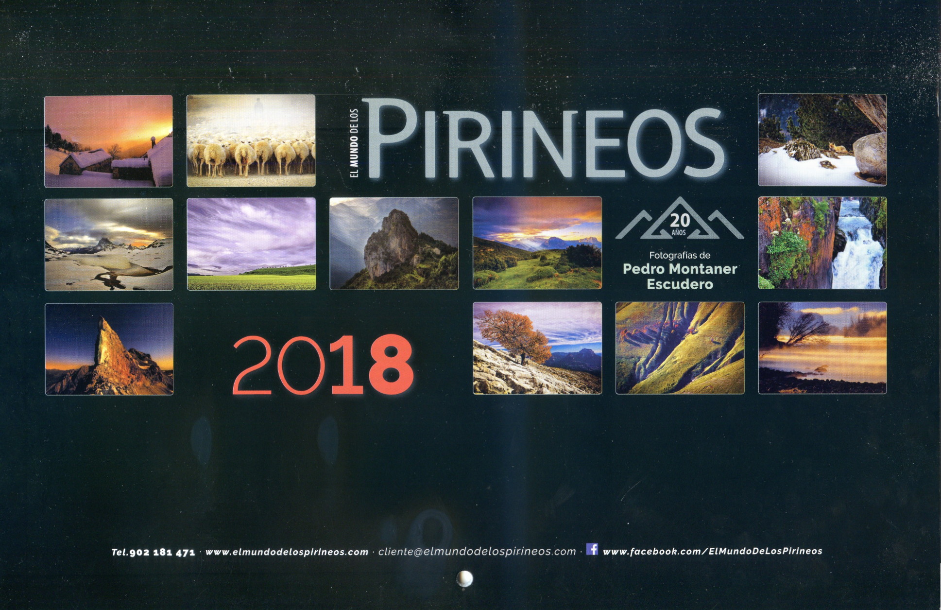 Mundo de los Pirineos, El : [Calendario] 2018 - Portada