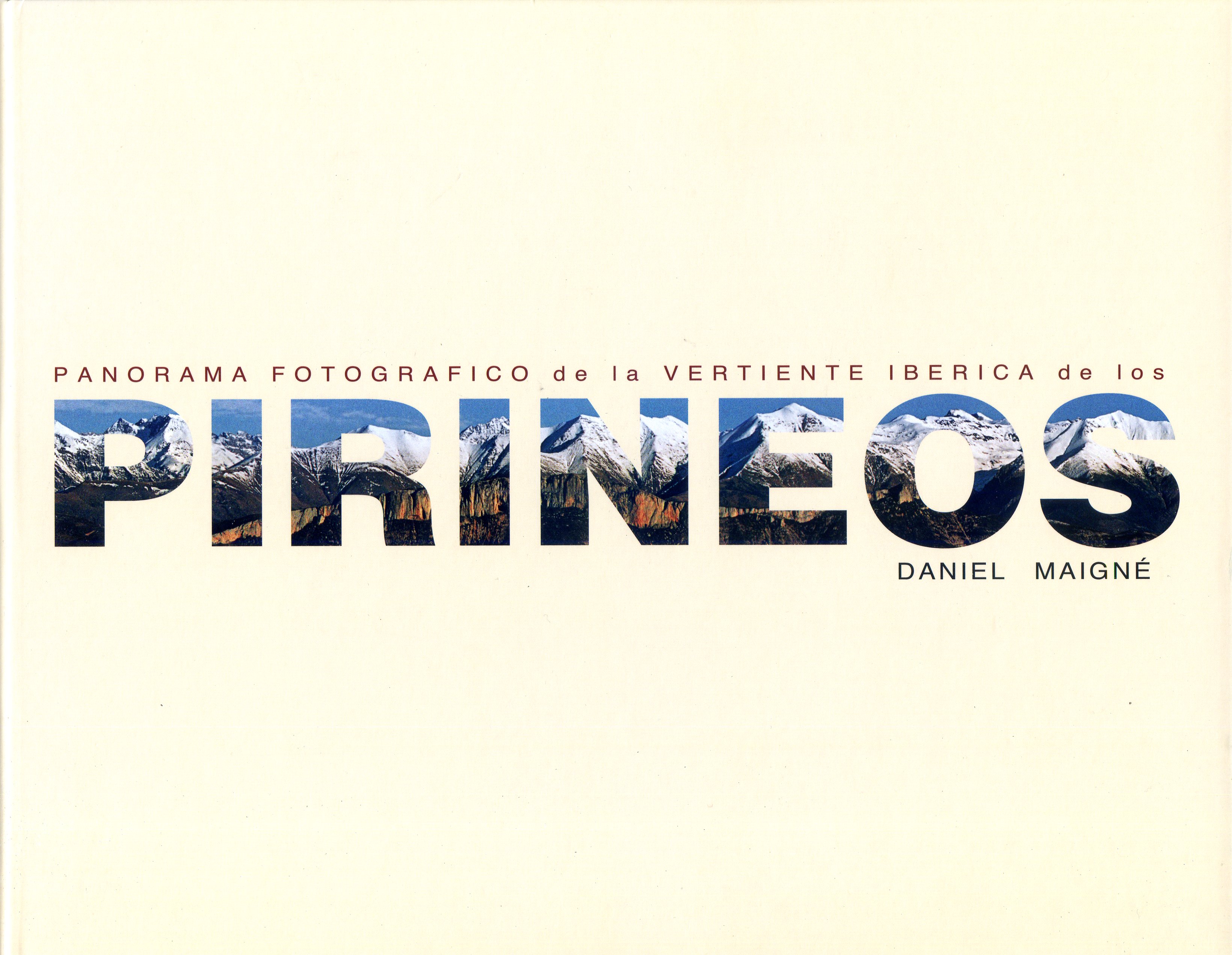 Panorama fotográfico de la vertiente ibérica de los Pirineos - Portada