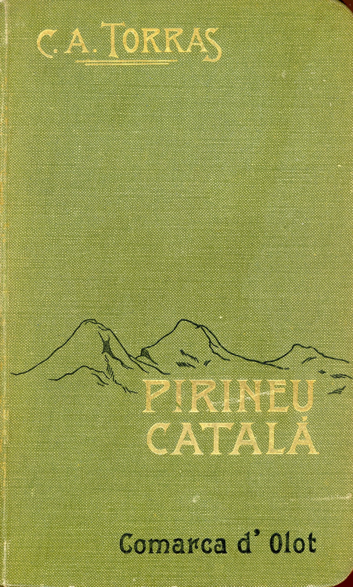 Pirineu Català Guia Itinerari. Comarca d'Olot. Valls superiors del Fluvià. - Portada