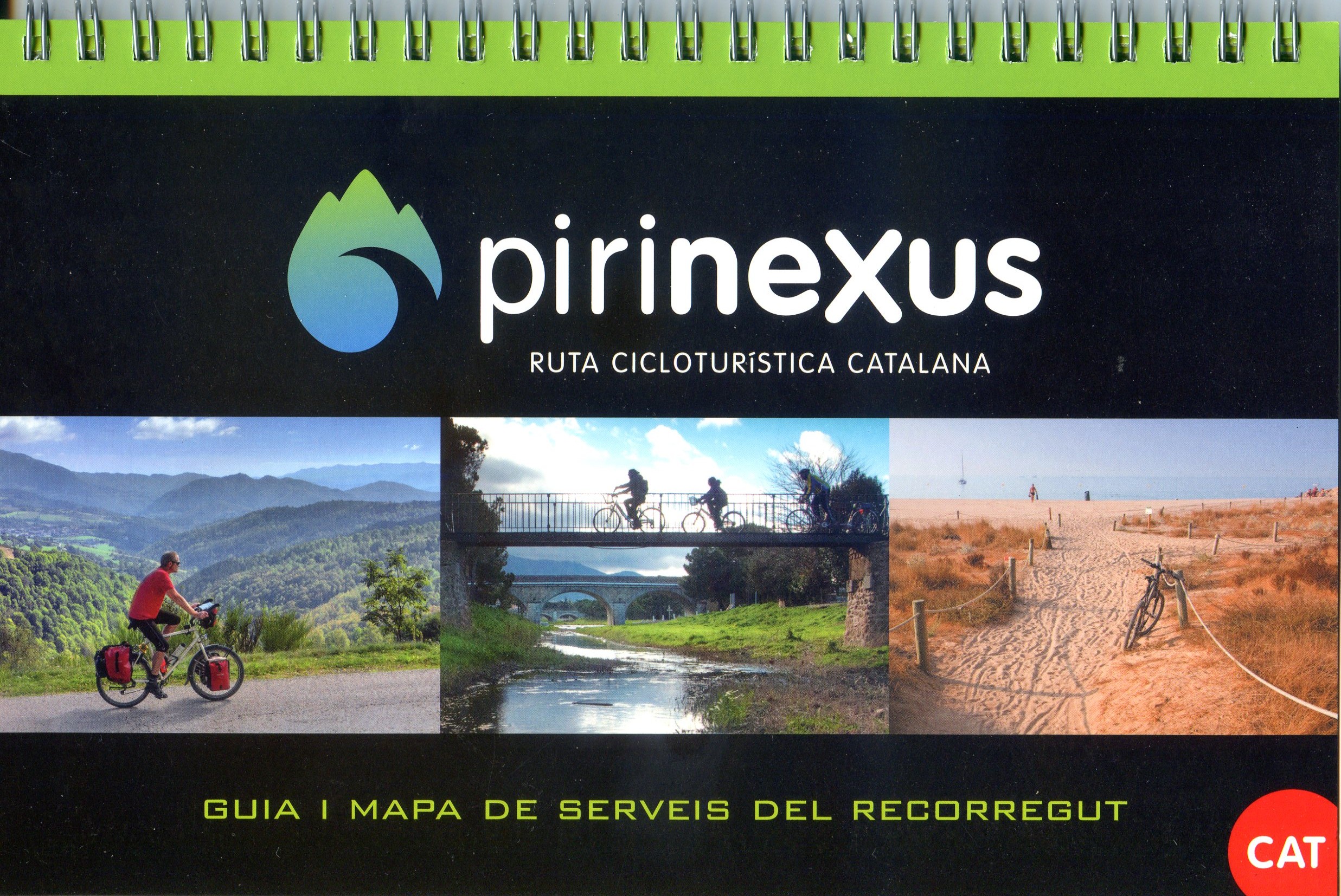 pirinexus : Ruta cicloturística catalana : Guia i mapa de serveis del recorregut - Portada