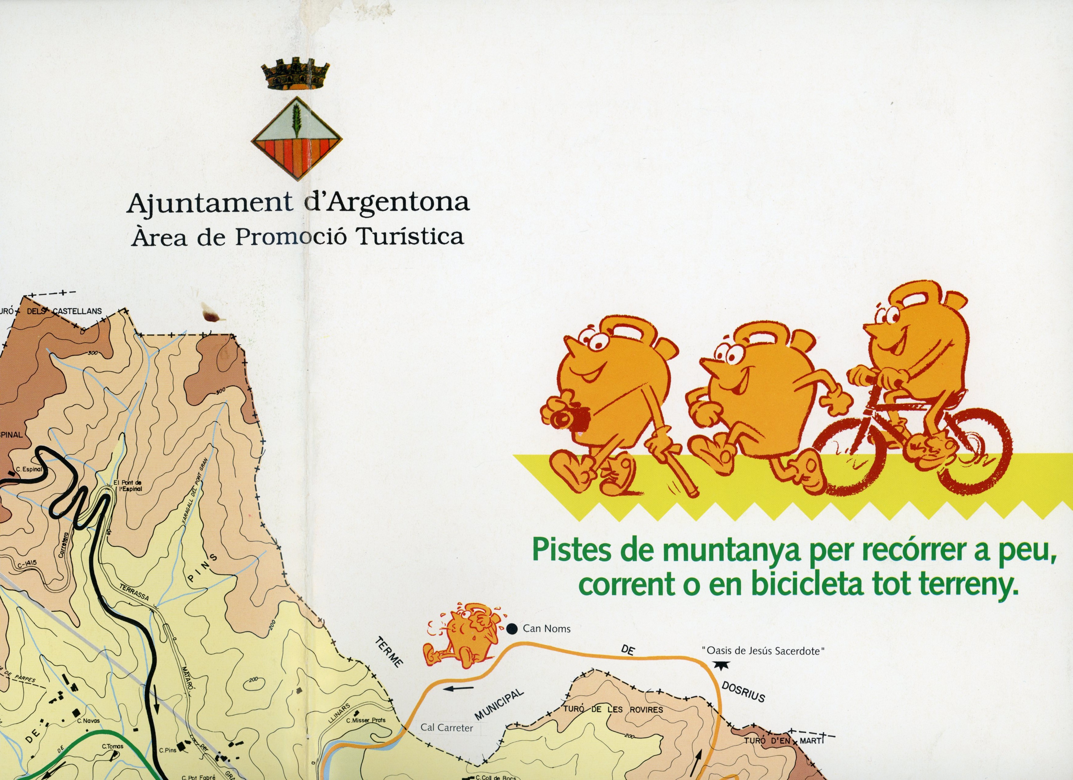 Pistes de muntanya per recórrer a peu, corrent o en bicicleta tot terreny - Portada