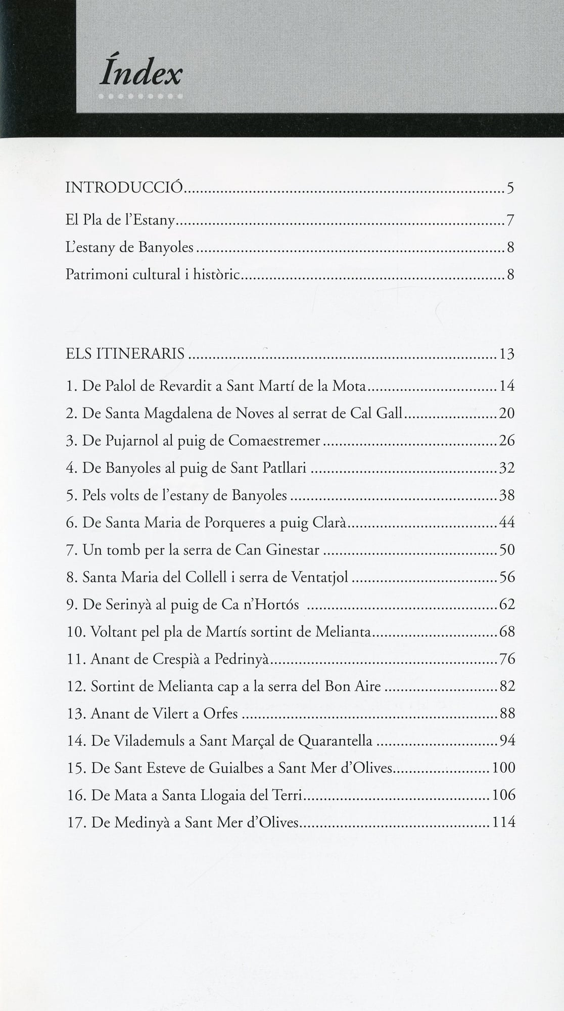 Pla de l'Estany : 17 excursions a peu - Miniatura 2