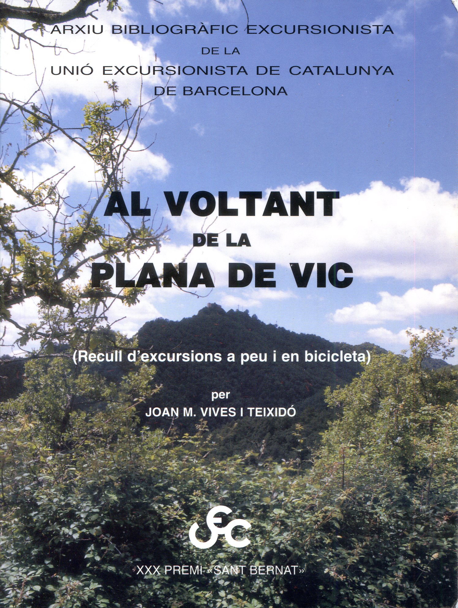 Al voltant de la Plana de Vic : (Recull d'excursions a peu i en bicicleta) - Portada