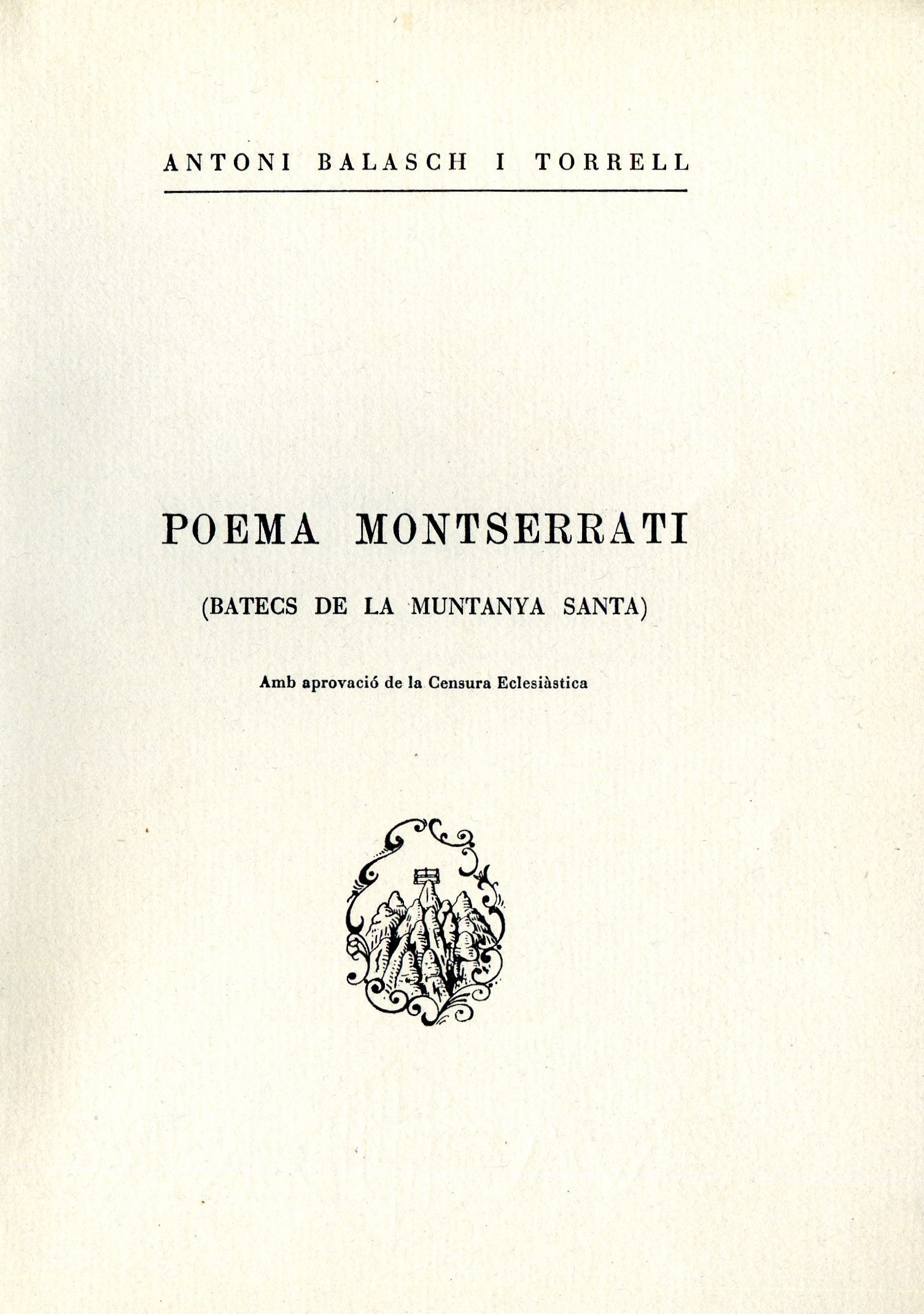Poema Montserratí : (Batecs de la Muntanya Santa) - Miniatura 2