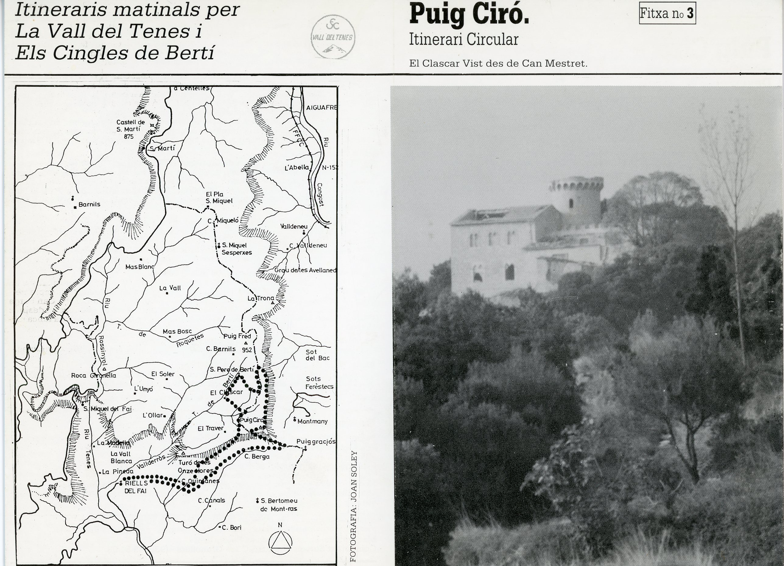 Puig Ciró : Itinerari circular - Portada