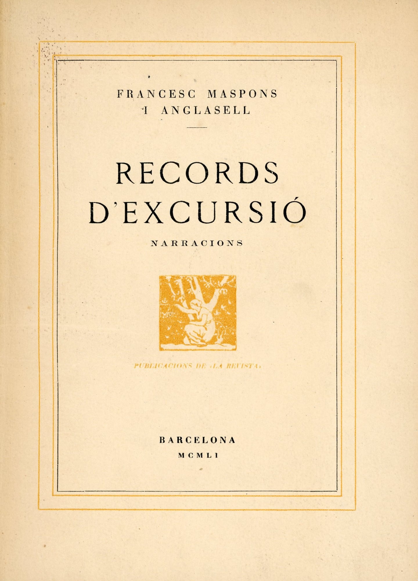 Records d'excursió - Portada
