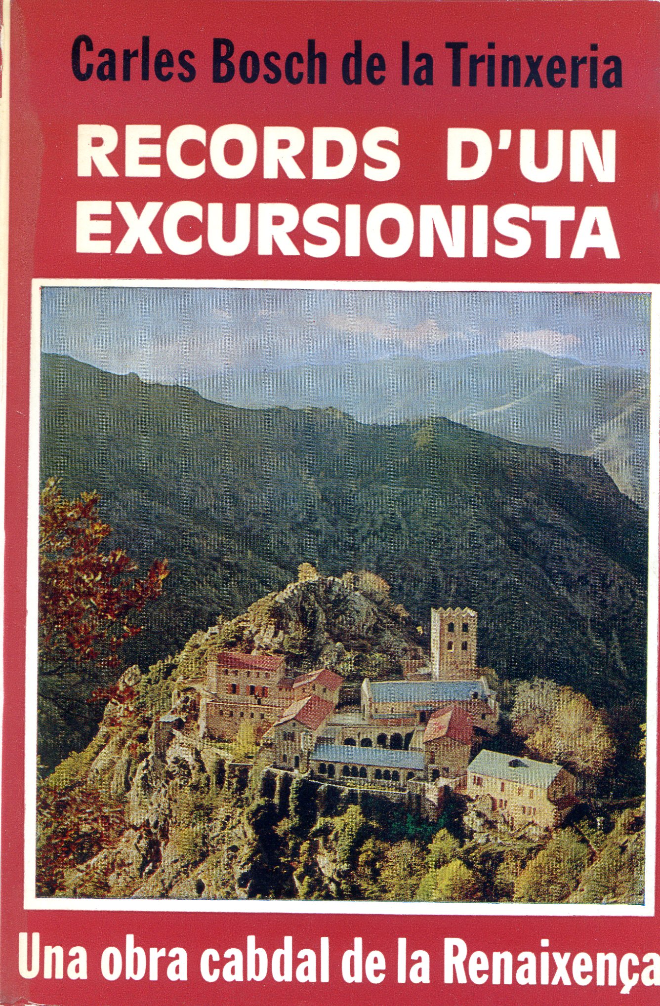 Records d'un excursionista : Una obra cabdal de la Renaixença - Portada