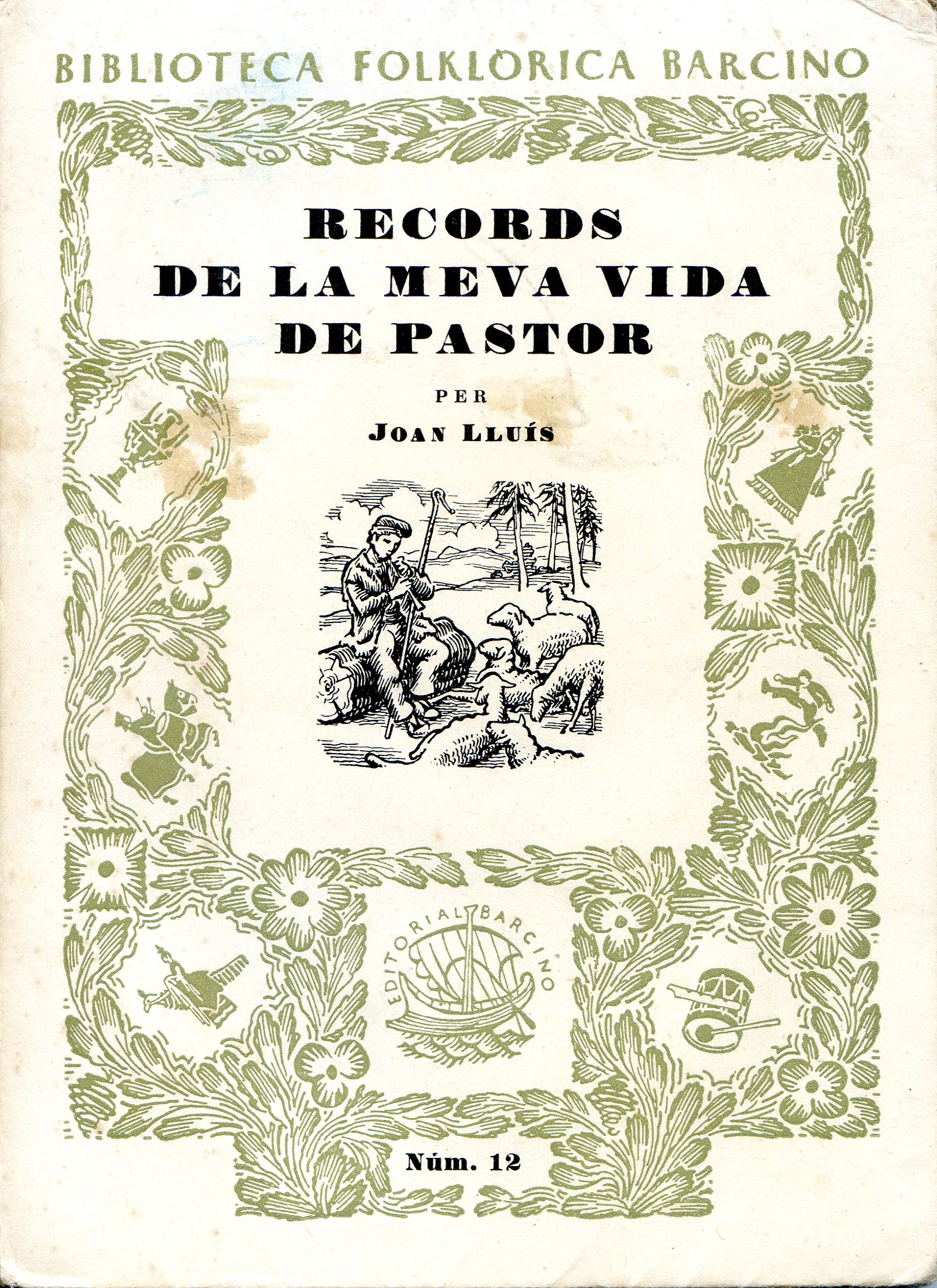 Records de la meva vida de pastor - Portada