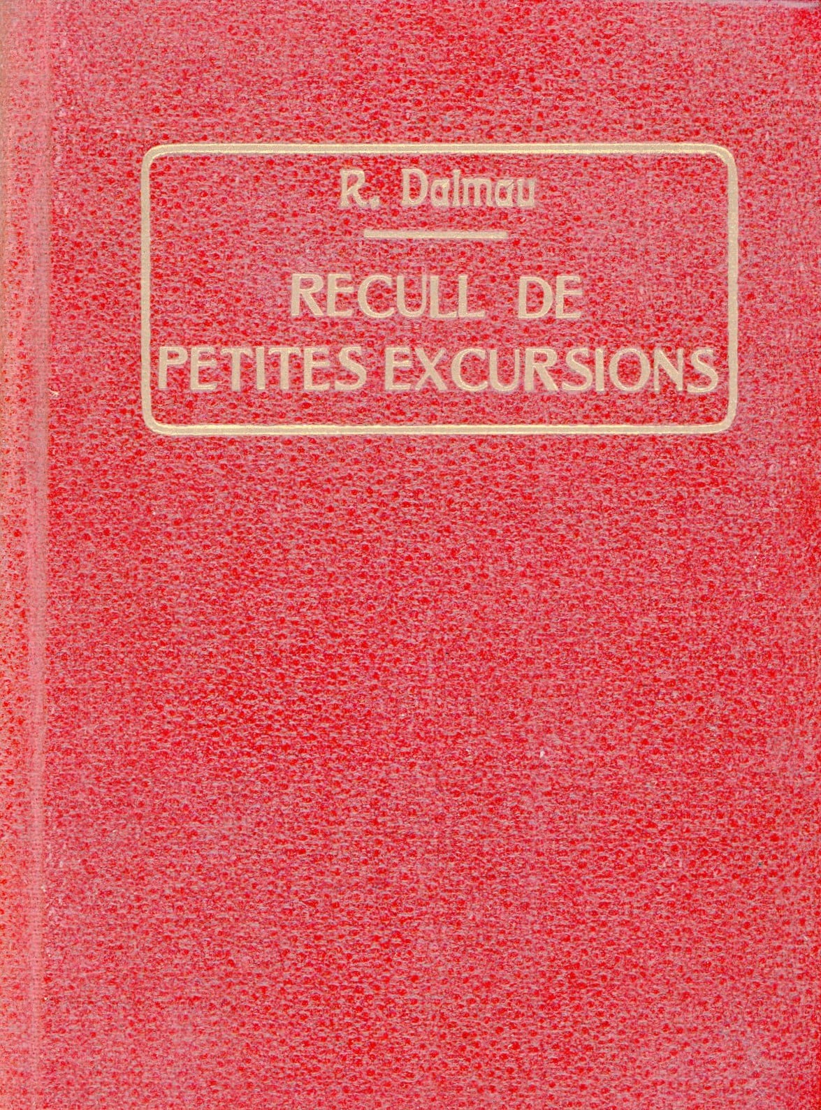 Recull de petites excursions - Portada