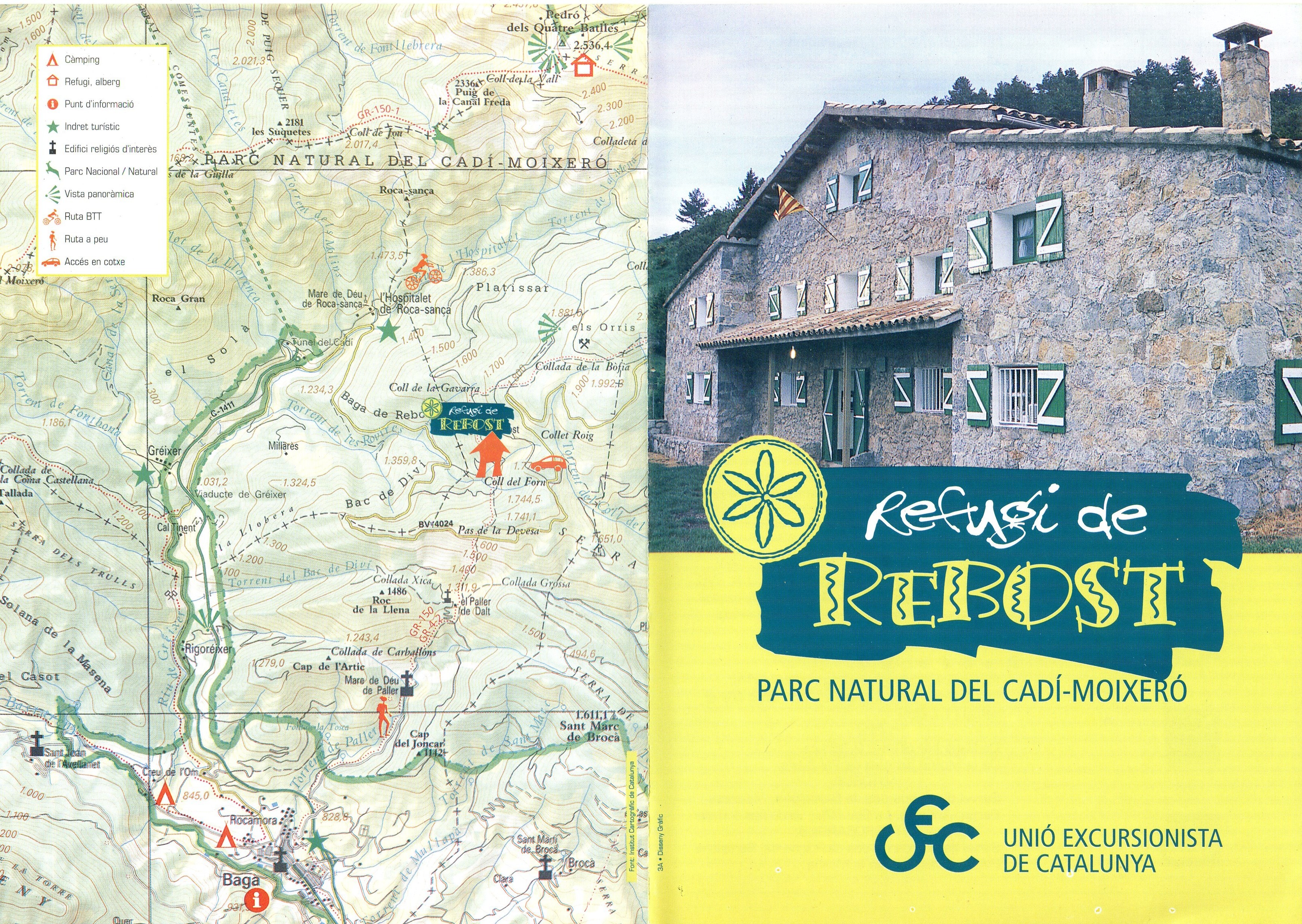 Refugi de Rebost : Parc Natural de Cadí-Moixeró - Portada