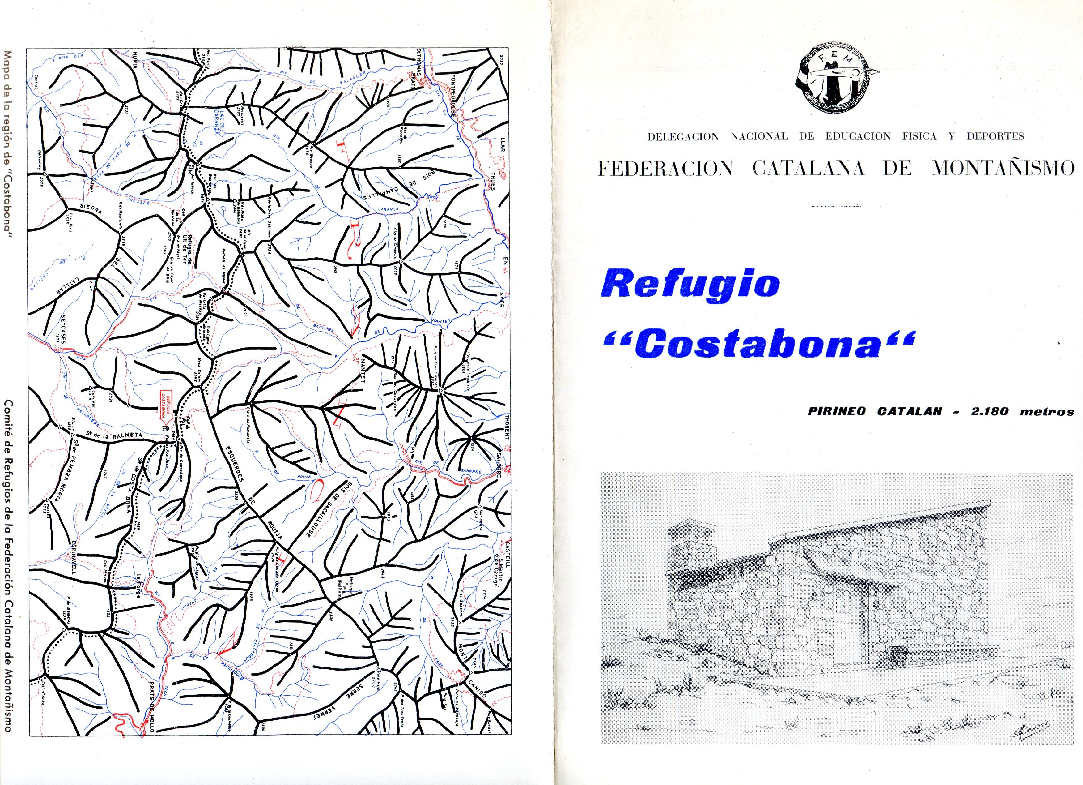 Refugio "Costabona" : Pirineo catalán - 2.180 metros - Portada