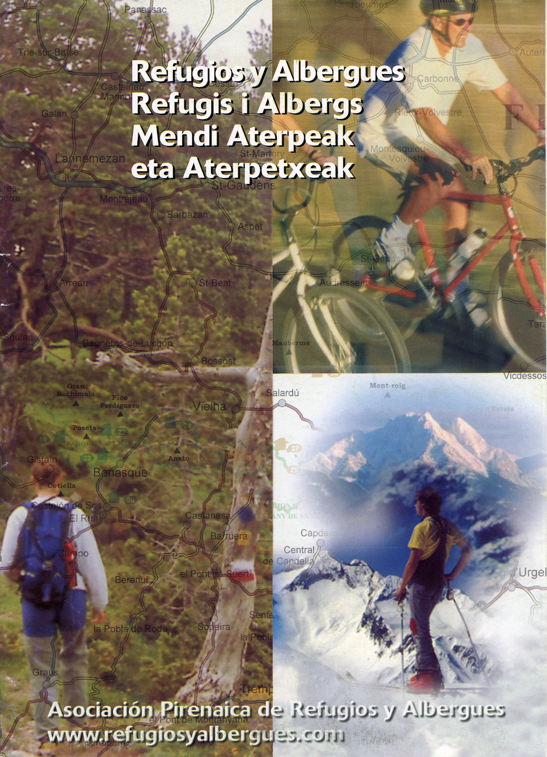 Refugios y Albergues : Refugis i Albergs : Mendi Aterpeak eta Aterpetxeak - Portada