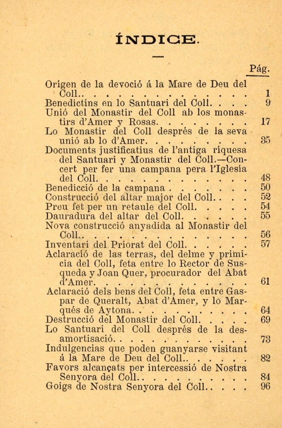 Resenya histórica del santuari de Nostra Senyora del Coll, actualment iglesia parroquial - Miniatura 2