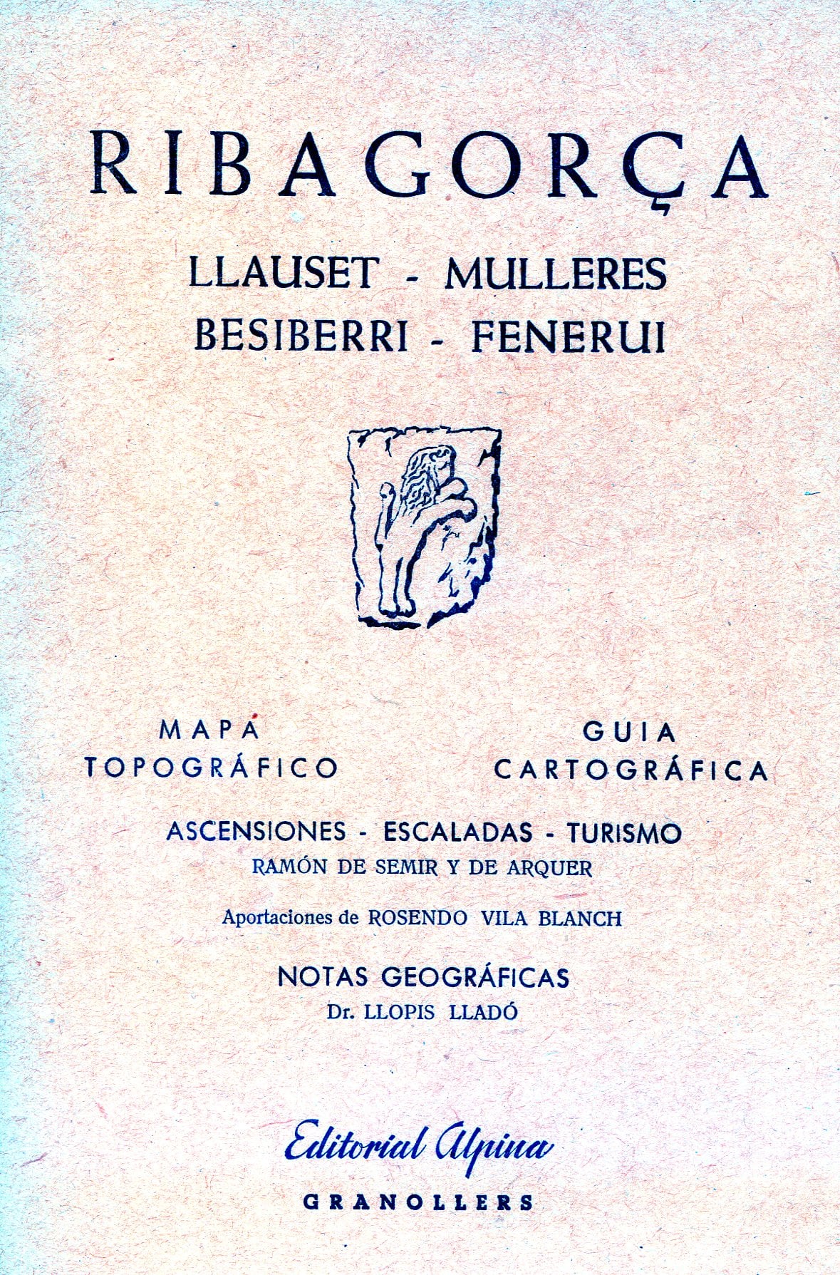 Ribagorça : Llauset - Mulleres - Beciberri - Fenarroi - Portada