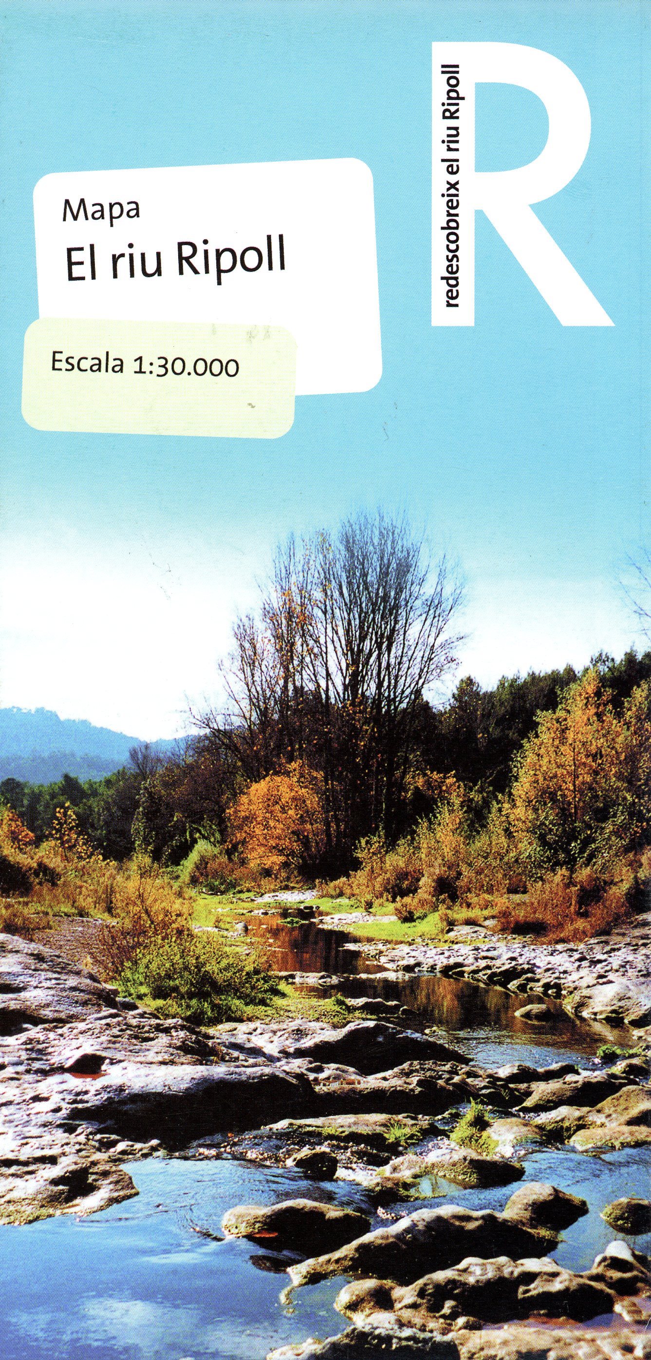 Mapa : El riu Ripoll : Escala 1:30.000 : Redescobreix el riu Ripoll - Portada