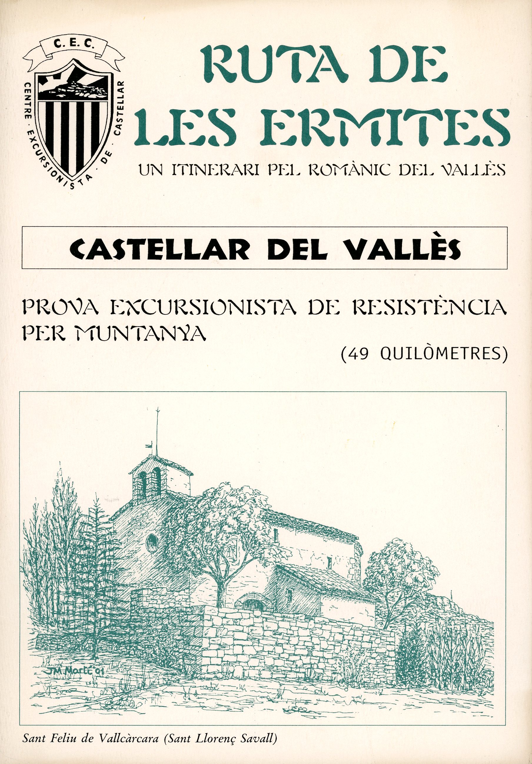 Ruta de les Ermites : Un itinerari pel romànic del Vallès - Portada