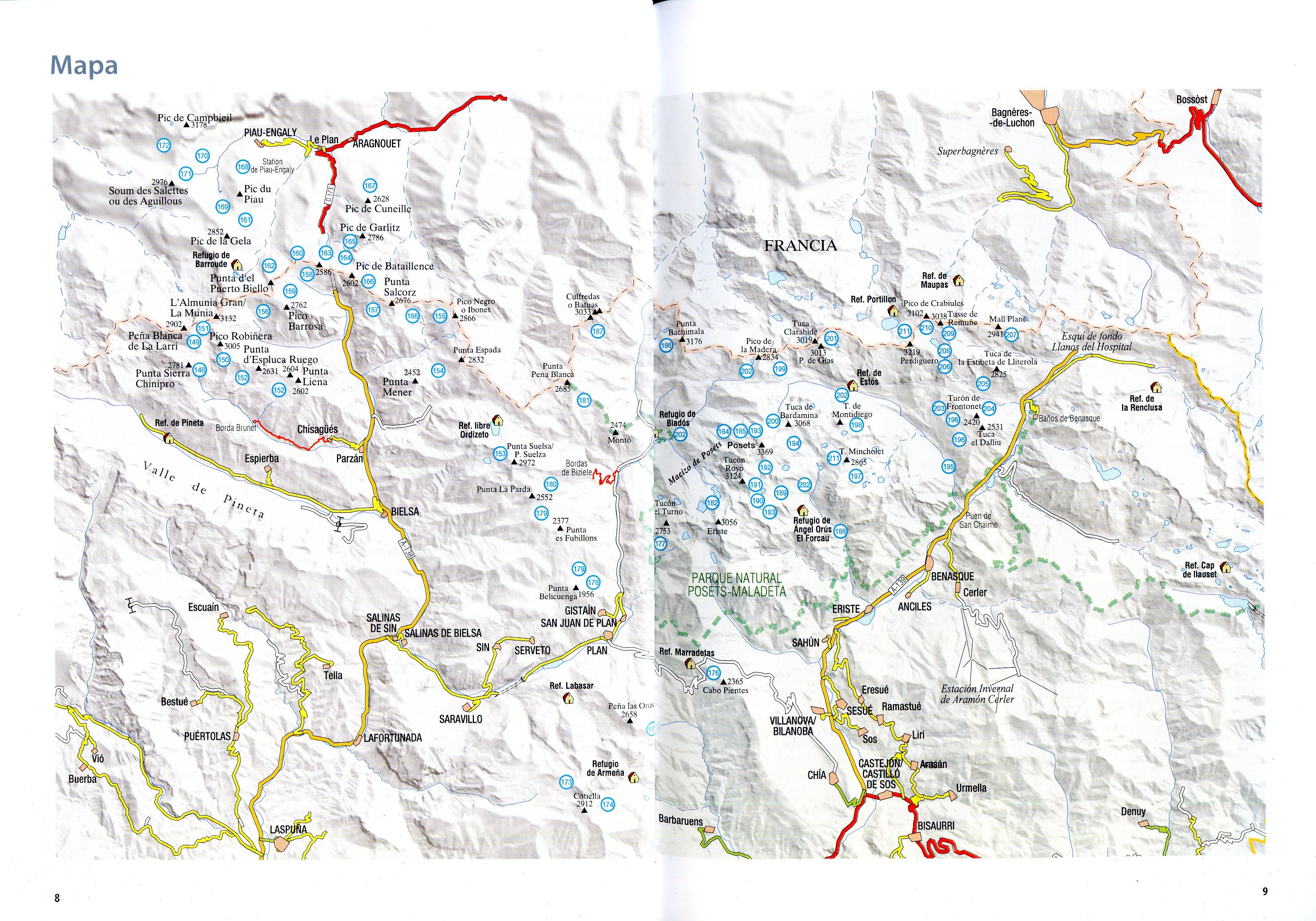 Rutas con esquís Pirineo Aragonés : 64 recorridos : Bielsa - Piau - Posets - Benasque - Miniatura 3