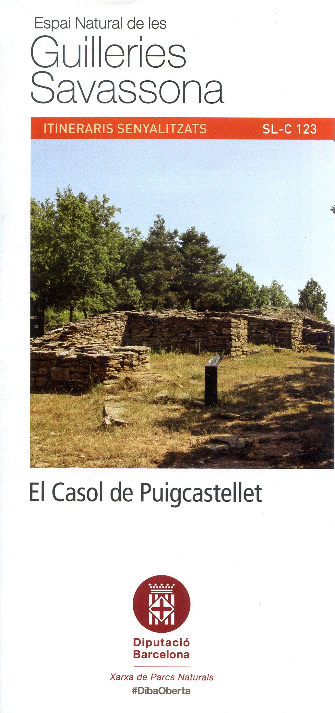 Espai Natural de les Guilleries Savassona : Itineraris senyalitzats SL-C 123 : El Casol de Puigcastellet - Portada