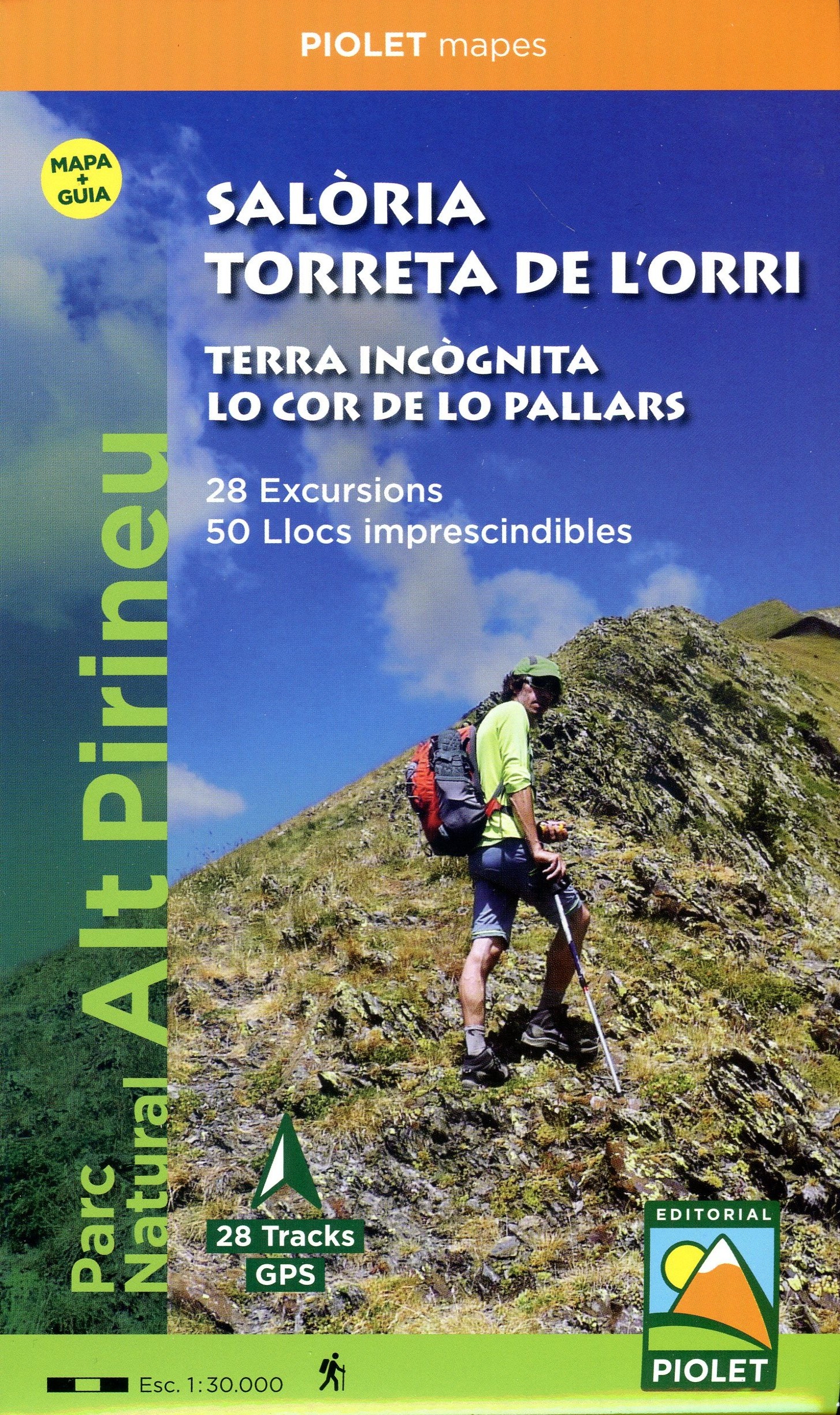 Salòria. Torreta de l'Orri : Terra Incògnita. Lo Cor de lo Pallars : Parc Natural Alt Pirineu : 28 Excursions. 50 Llocs imprescindibles - Portada