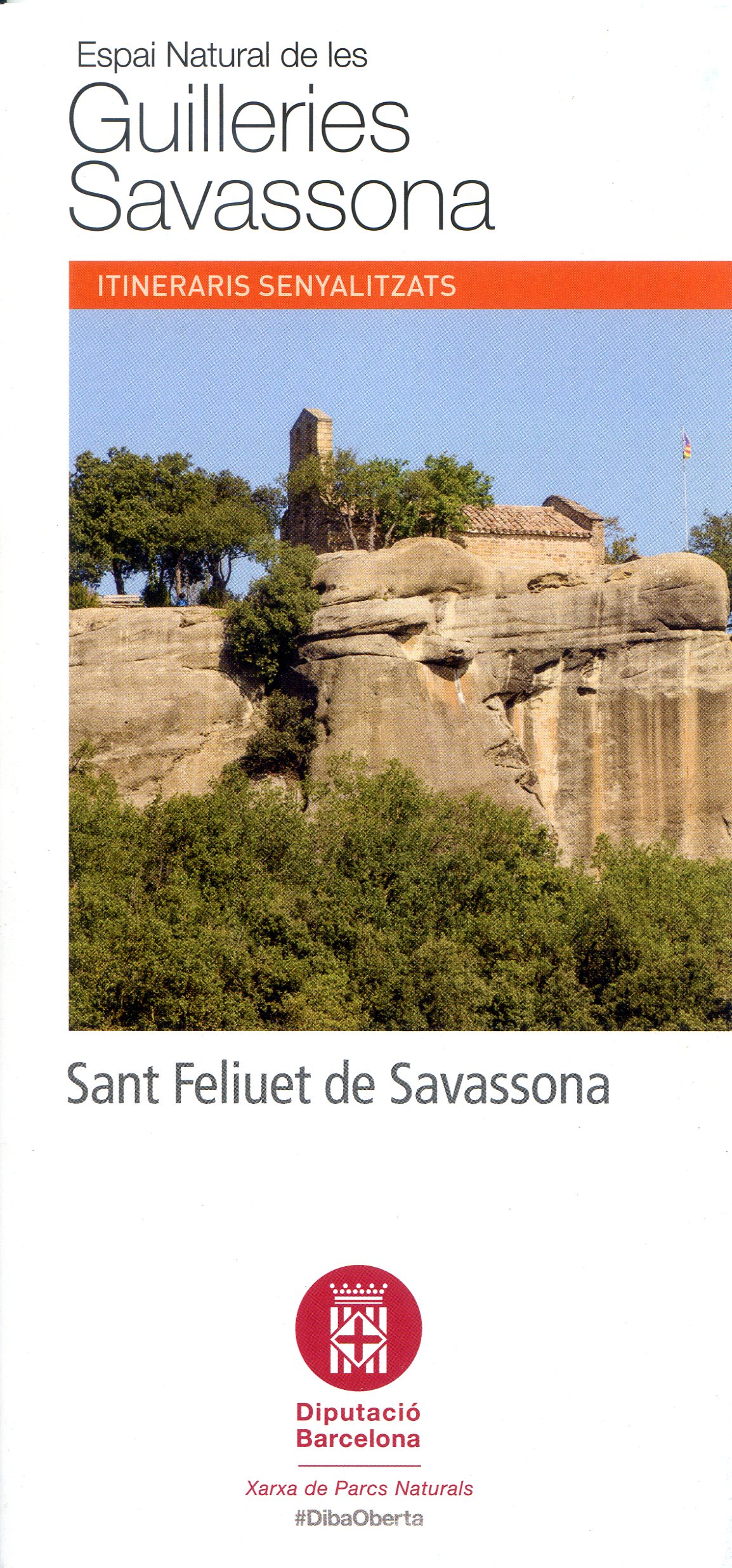 Espai Natural de les Guilleries Savassona : Itineraris senyalitzats : - Portada
