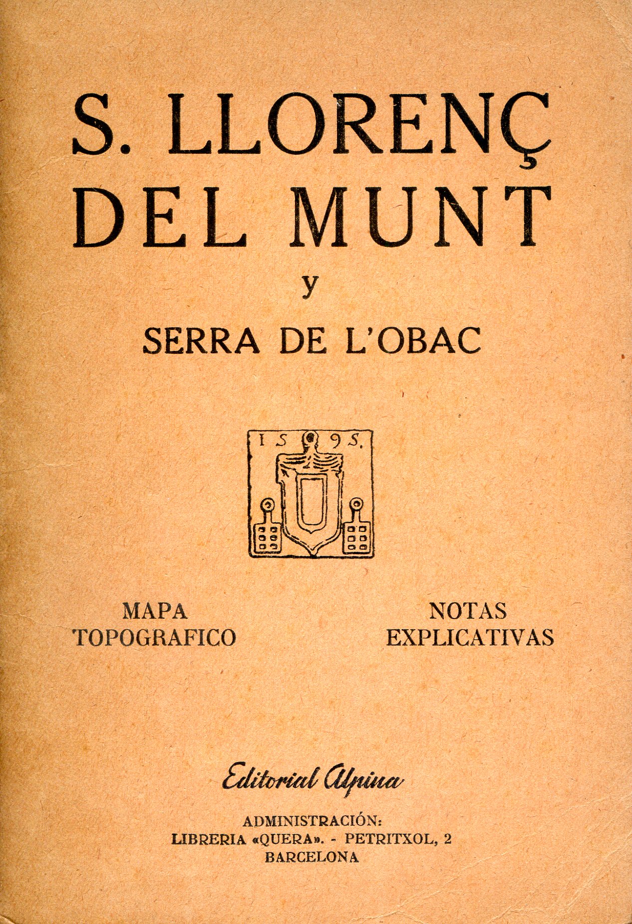 Sant Llorenç del Munt y Serra de l'Obac - Portada