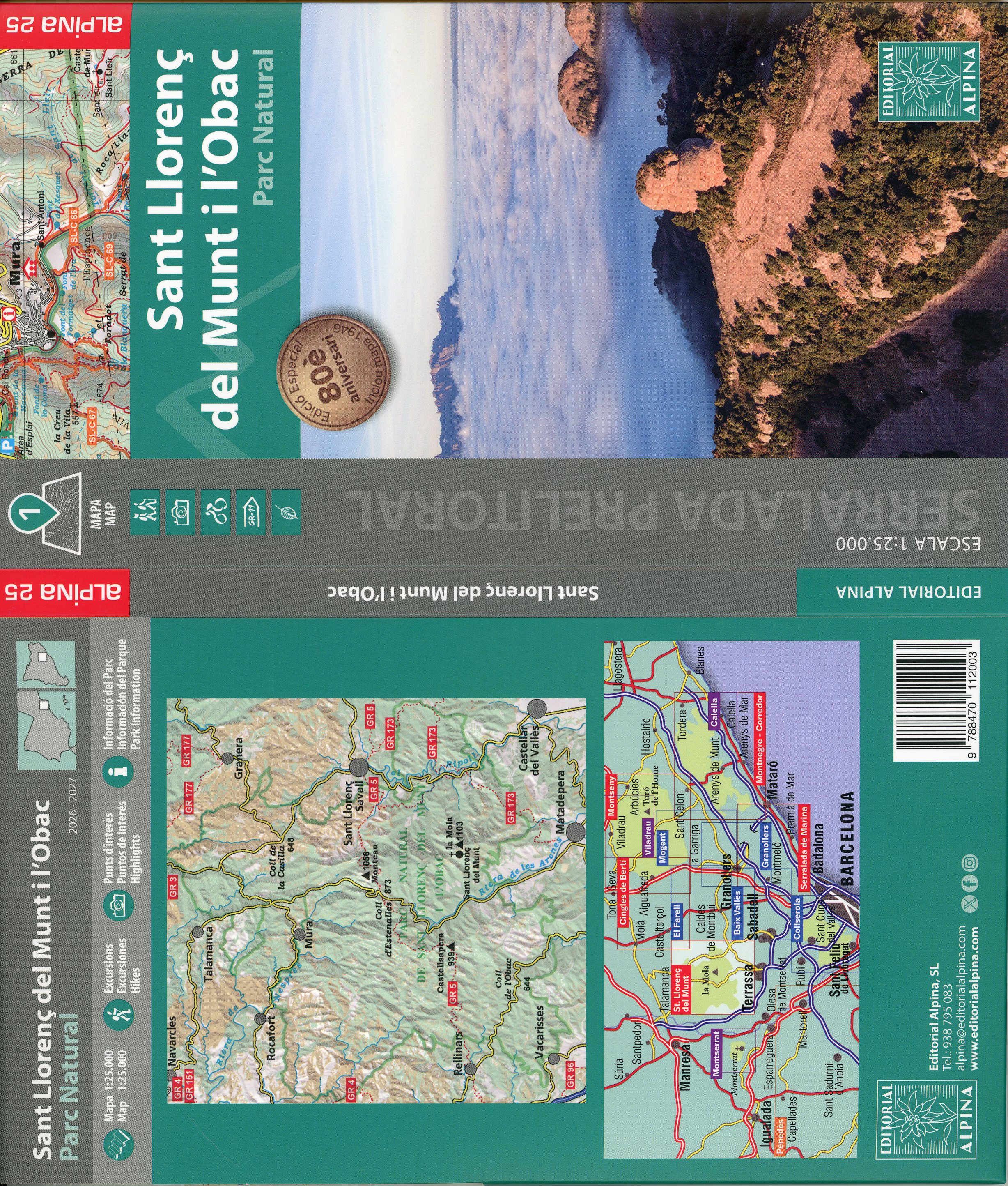 Sant Llorenç del Munt i l'Obac : Parc Natural - Portada
