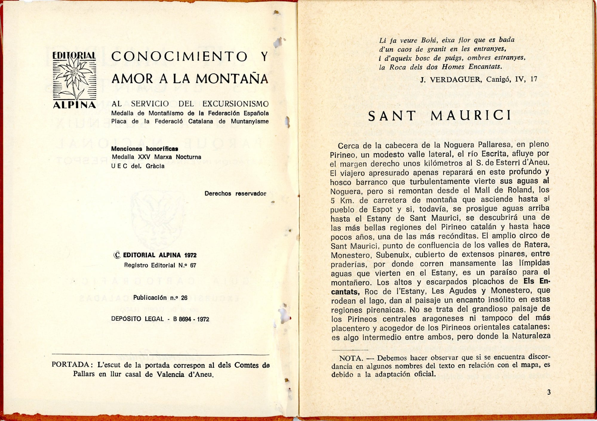 Sant Maurici Els Encantats : Pirineo Catalán : Peguera - Subenuix - Parque Nacional : Estación invernal de Superespot - Miniatura 3