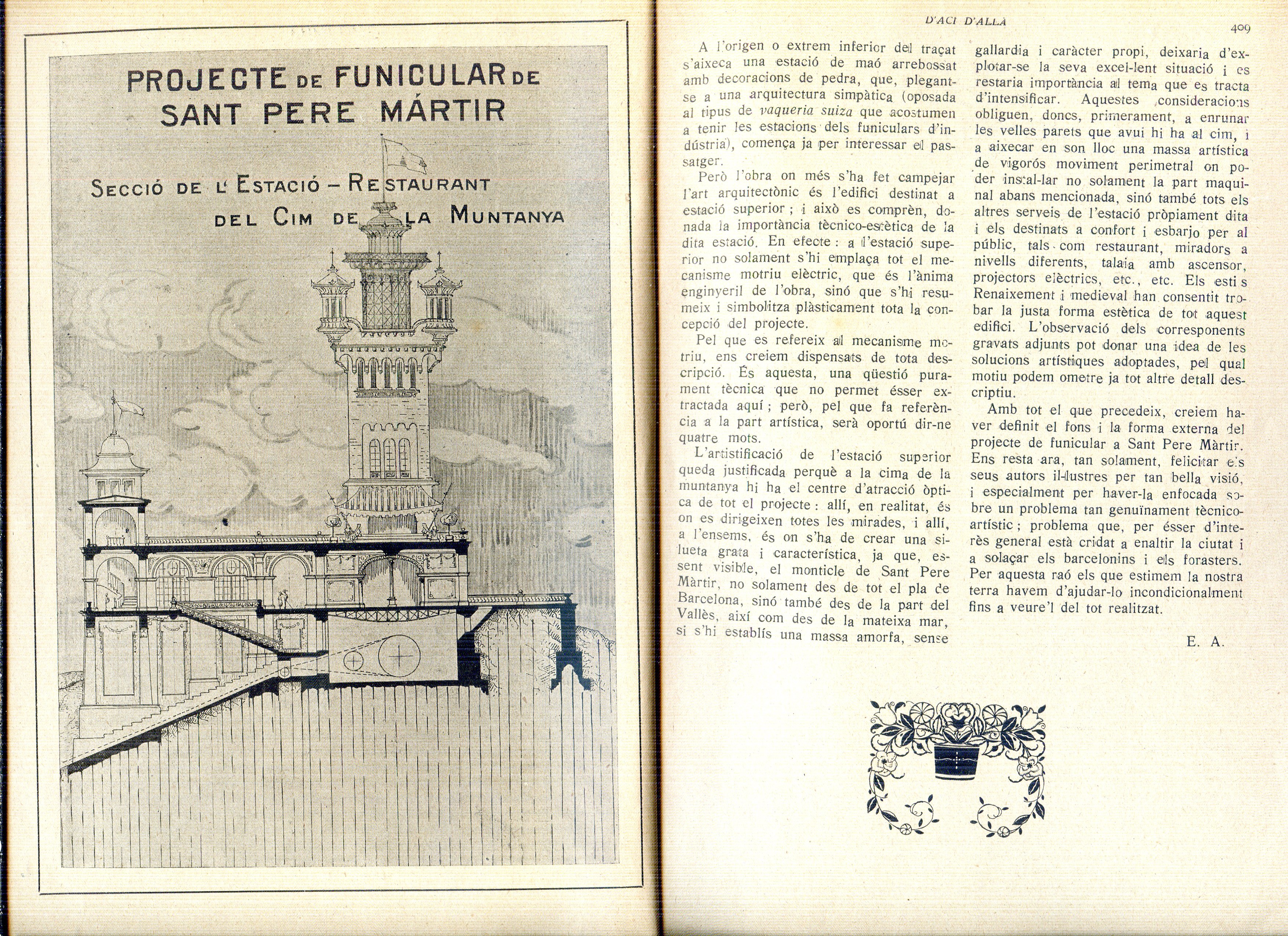 [enginyeria i la bellesa del projecte Cardellach-Brull d'ascensió a Sant Pere Màrtir, L'] - Miniatura 2