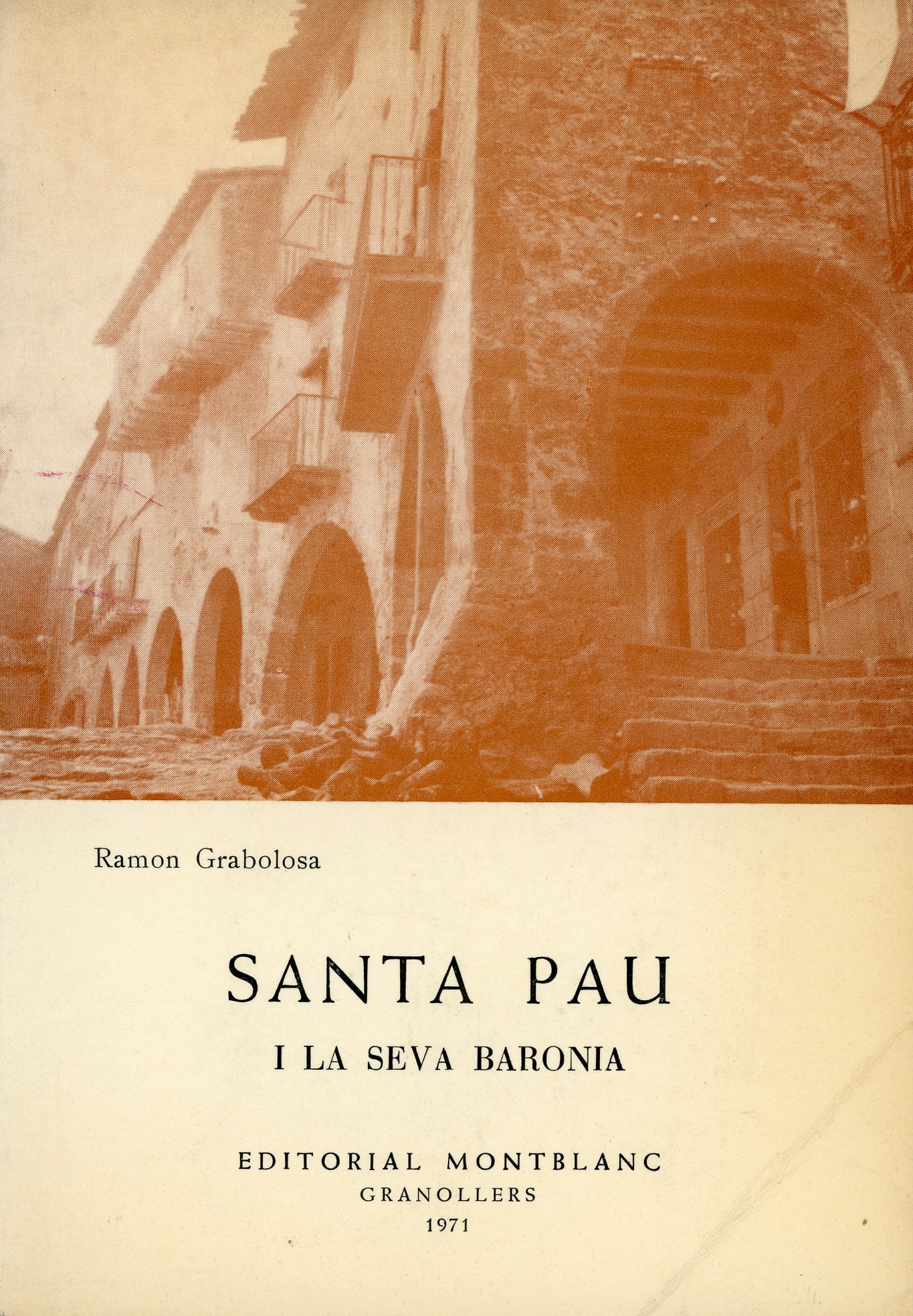 Santa Pau i la seva baronia - Portada