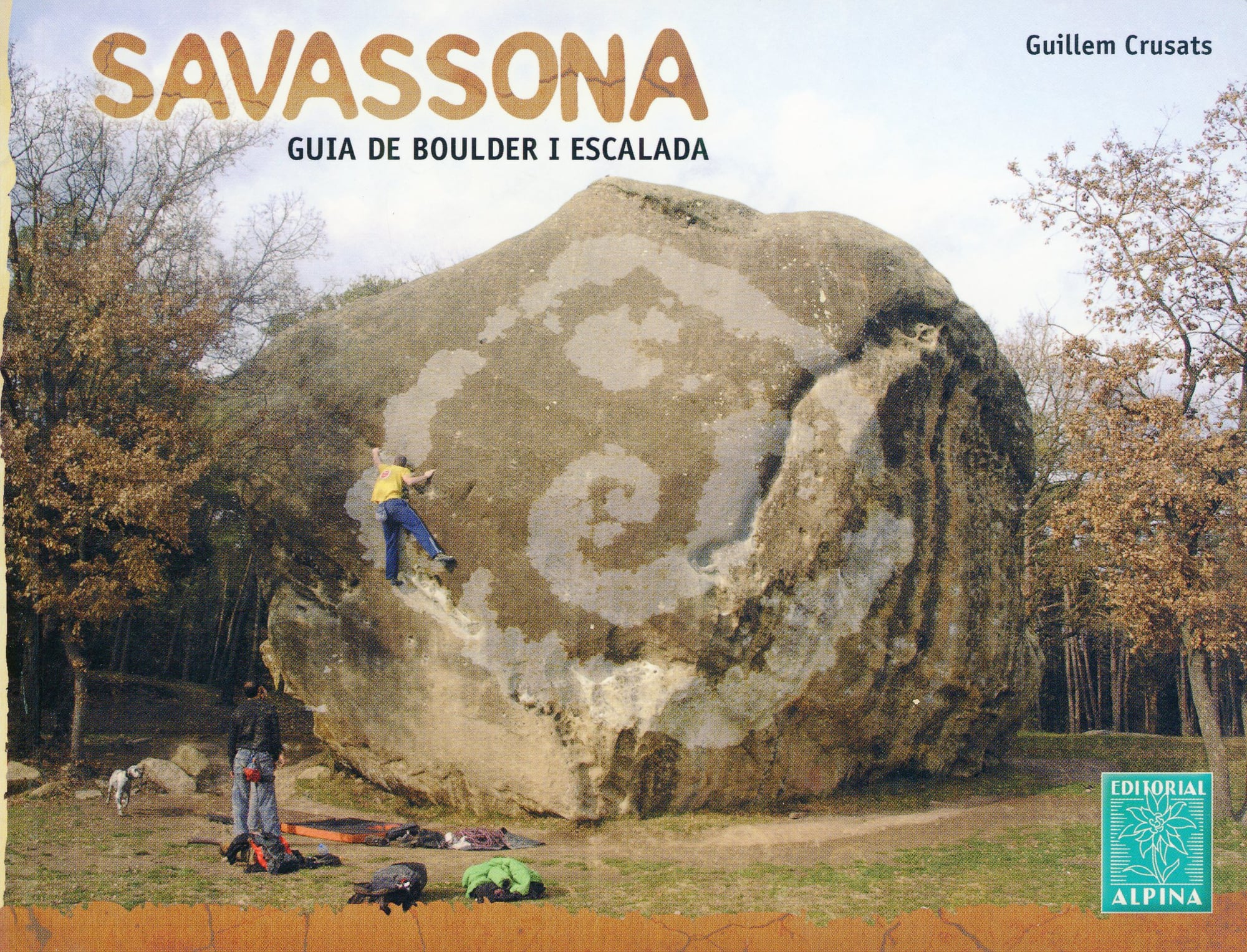 Savassona : Guia de boulder i escalada - Portada