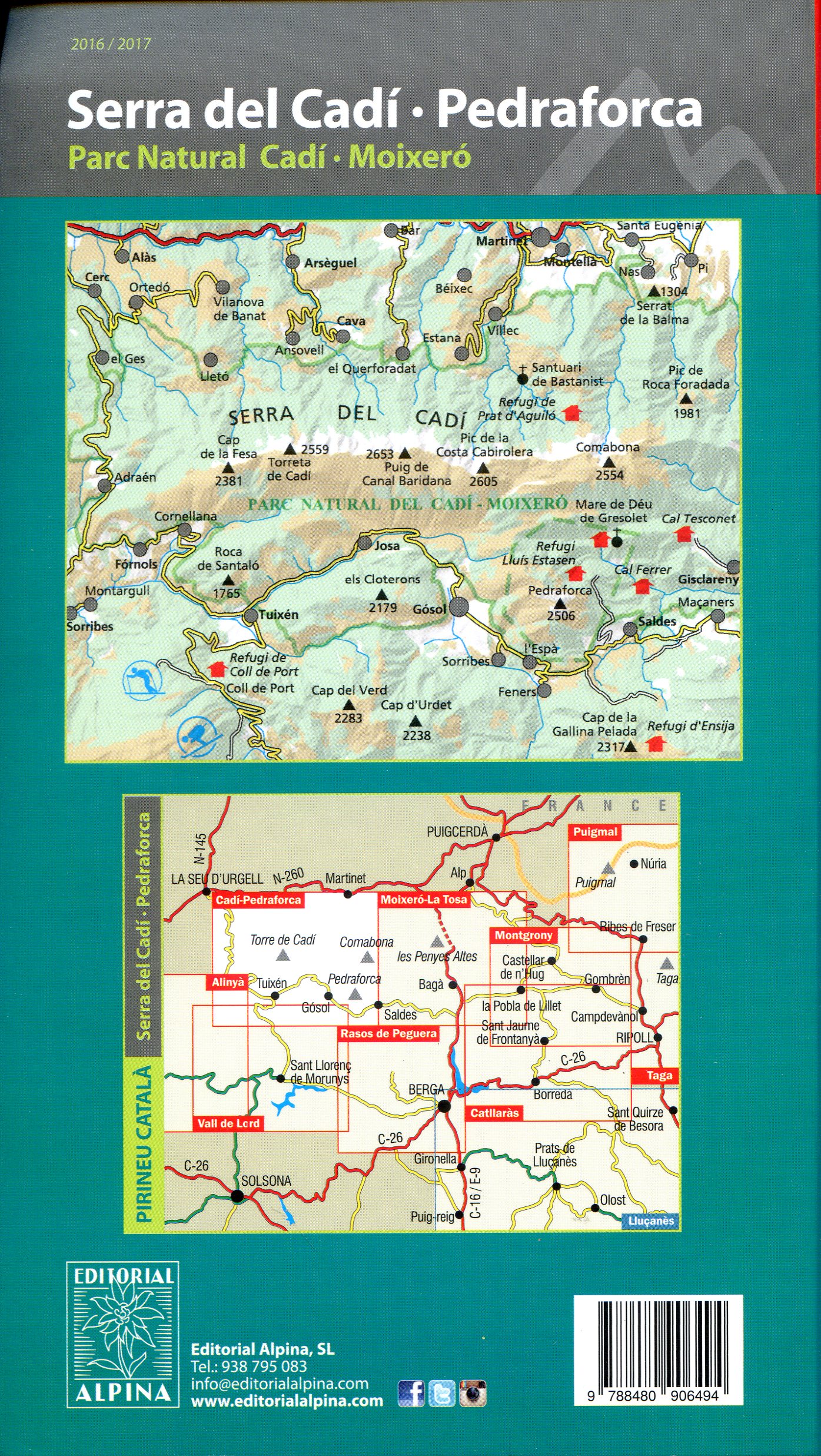 Serra del Cadí Pedraforca : Parc Natural Cadí · Moixeró - Miniatura 2