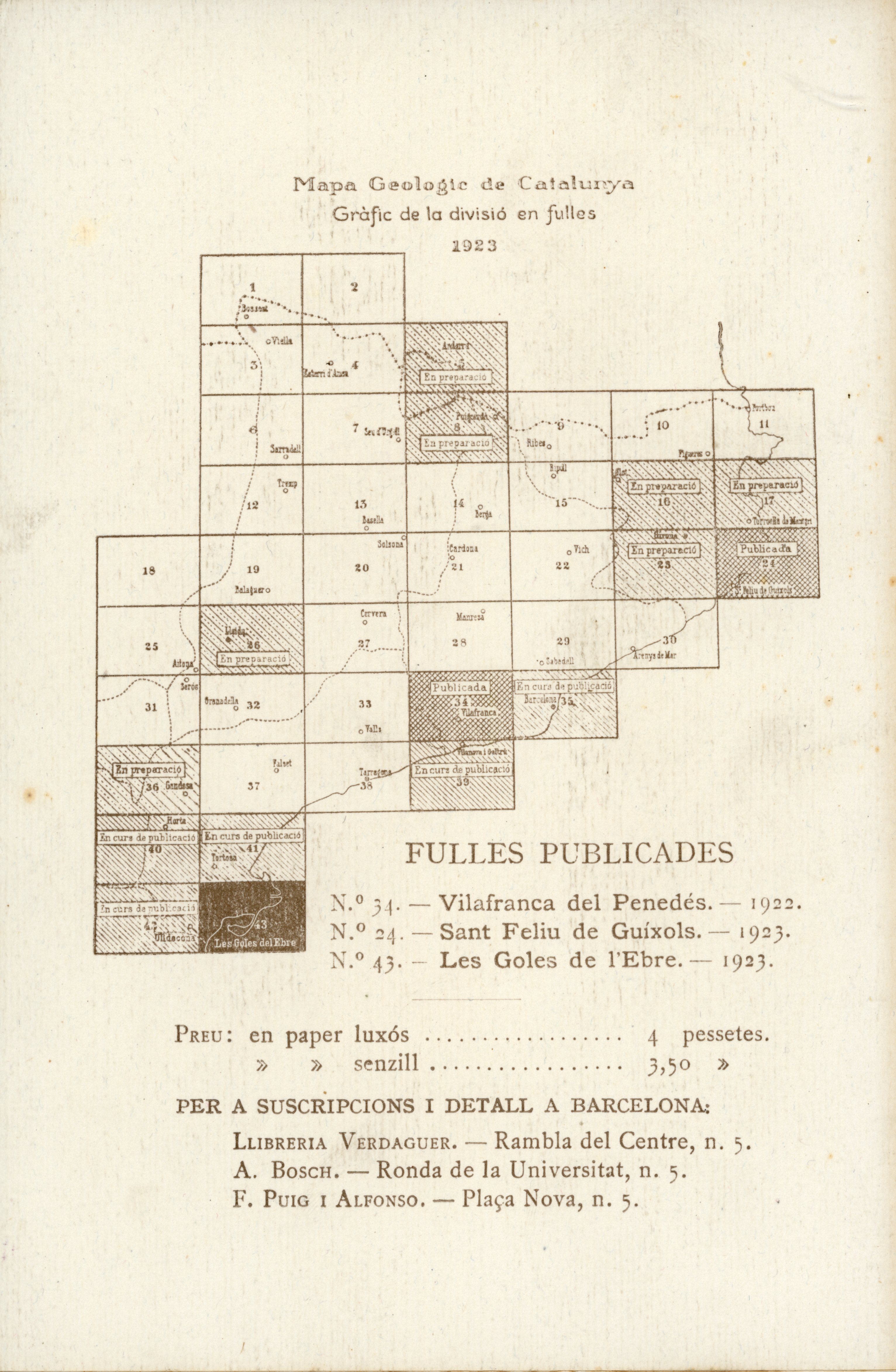 Servei del mapa geològic de Catalunya : Explicació de la fulla núm. 43 : Les goles de l'Ebre - Miniatura 3
