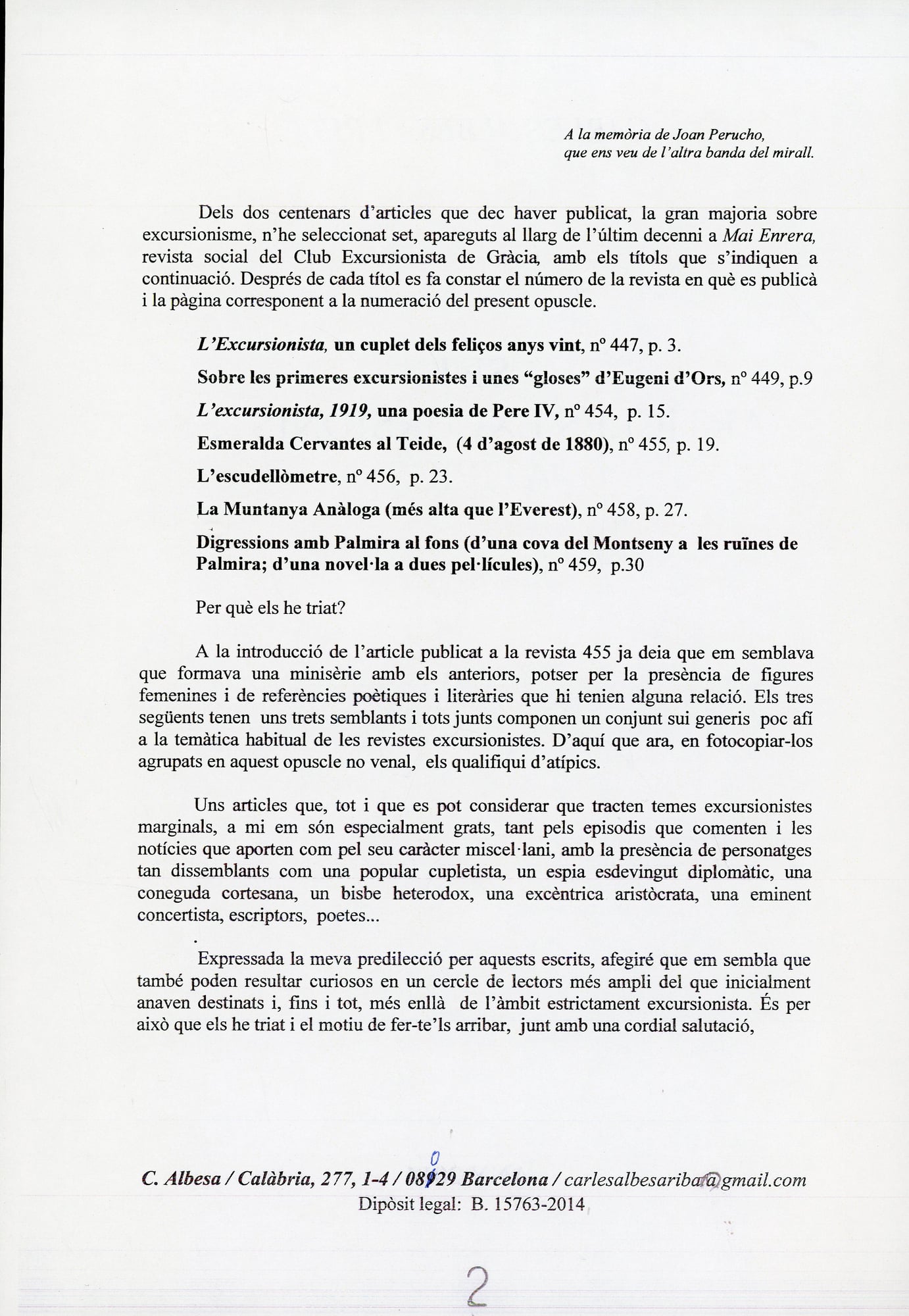 Set articles excursionistes atípics - Miniatura 2