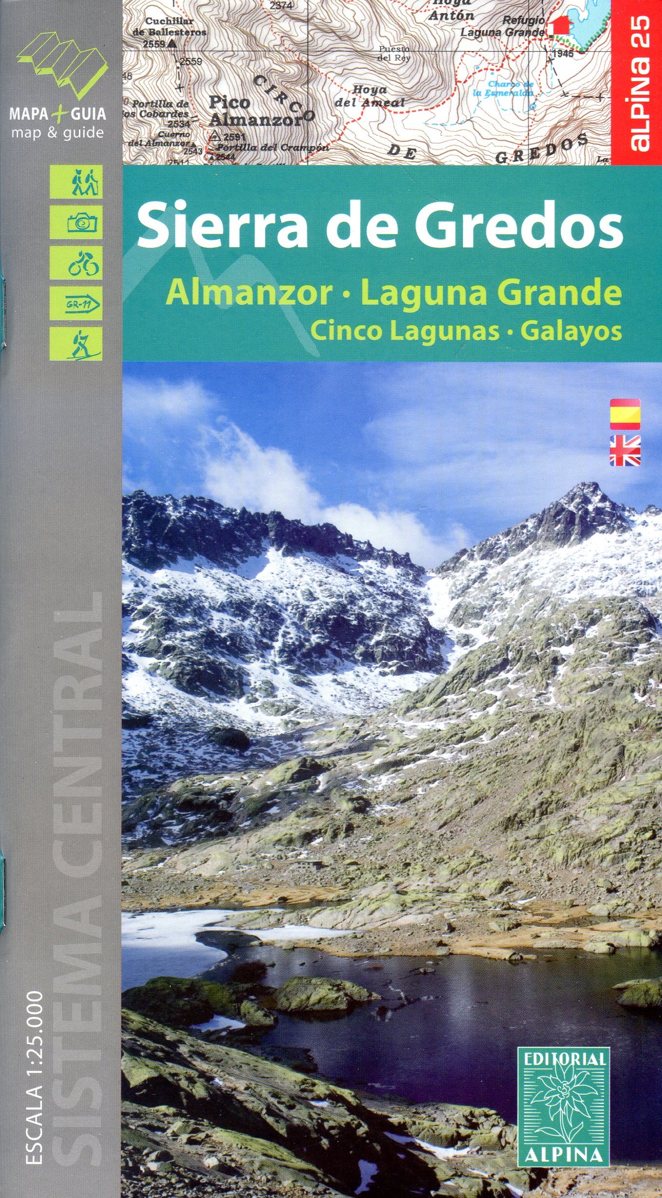 Sierra de Gredos : Sistema Central : Almanzor · Laguna Grande · Cinco Lagunas · Galayos - Portada