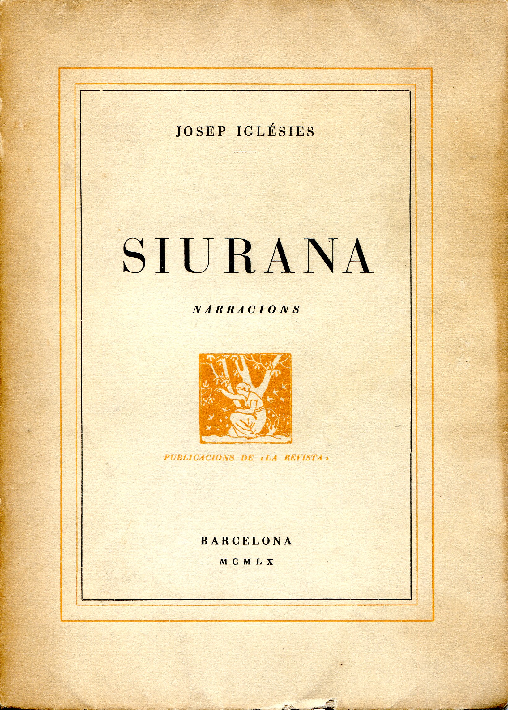 Siurana : Narracions - Portada
