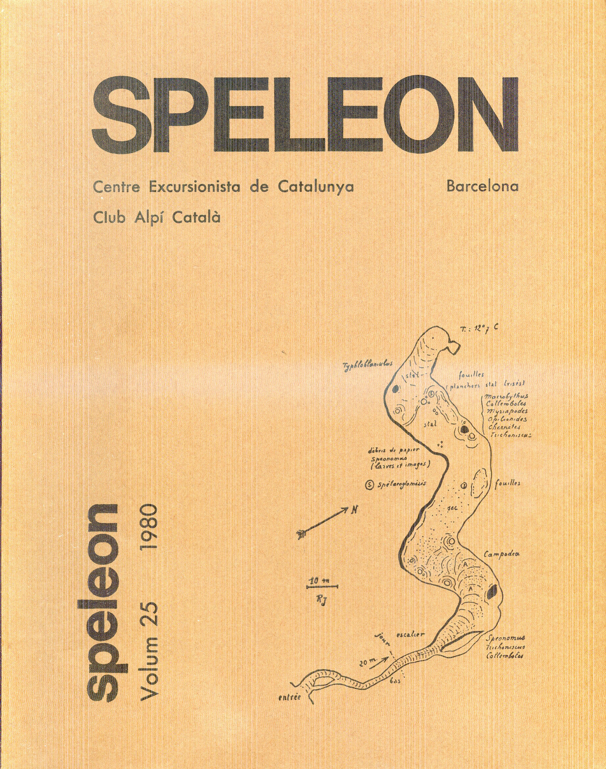 Speleon : Volum 25 - Portada