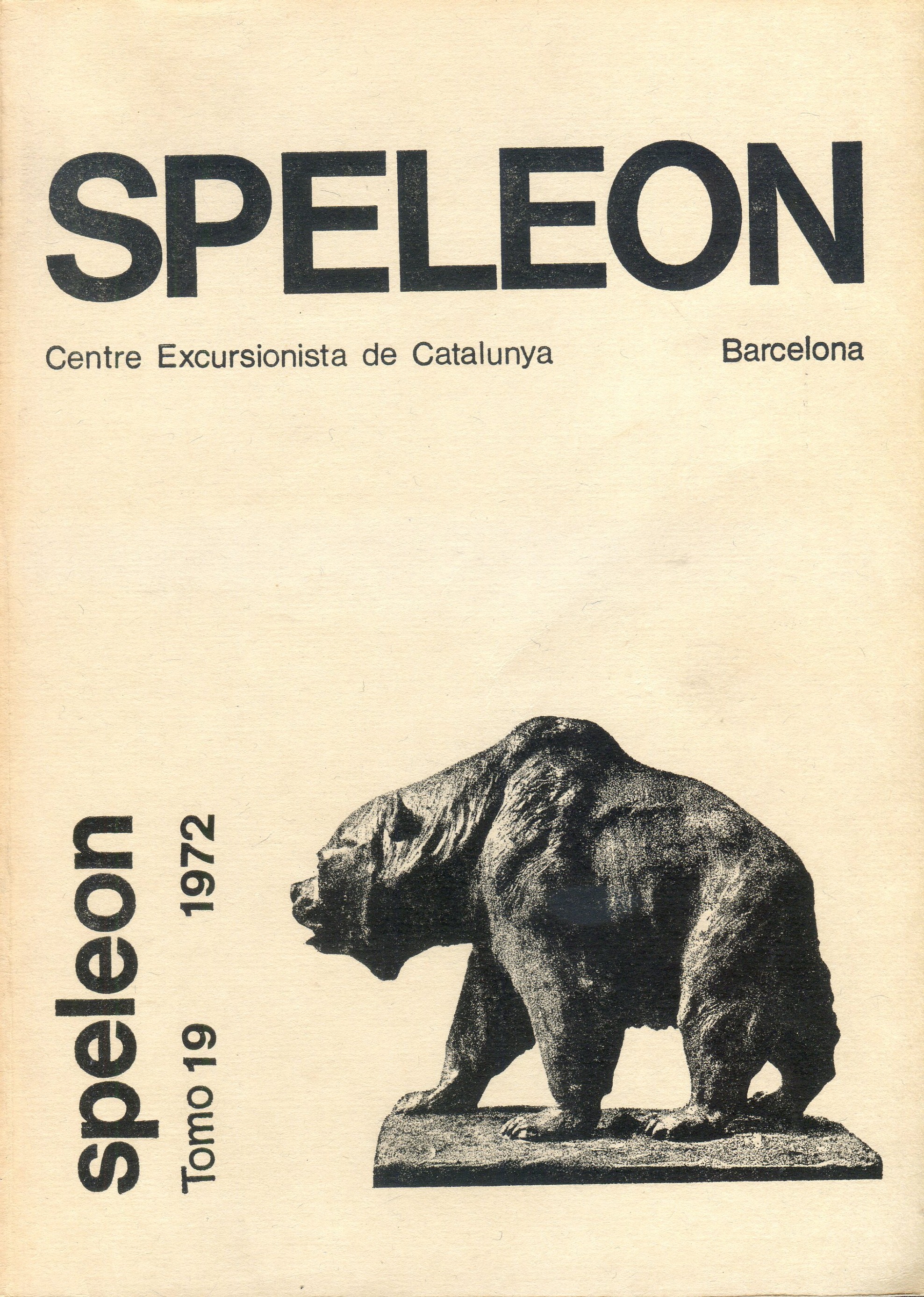 Speleon : Tomo 19 - Portada