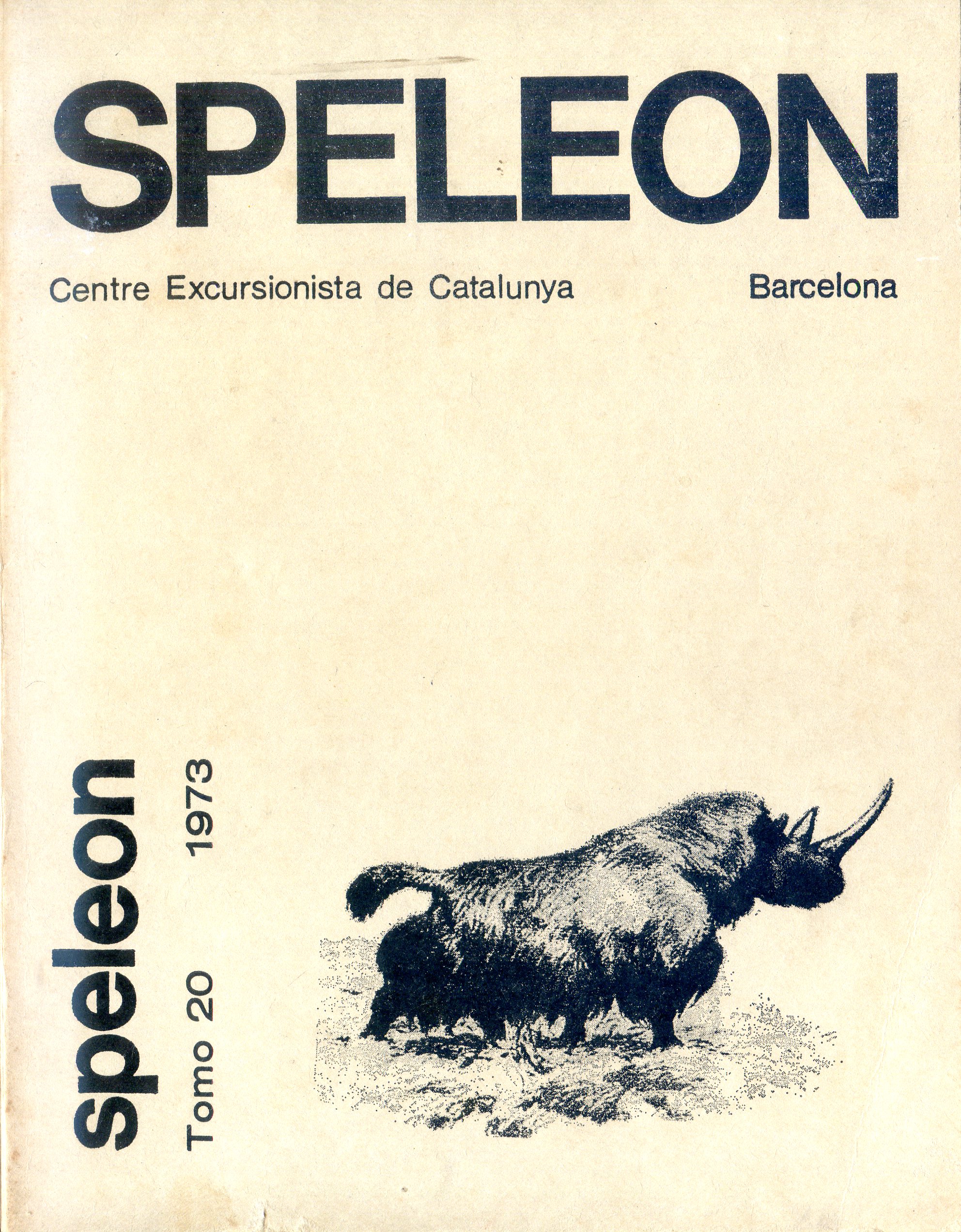 Speleon : Tomo 20 - Portada