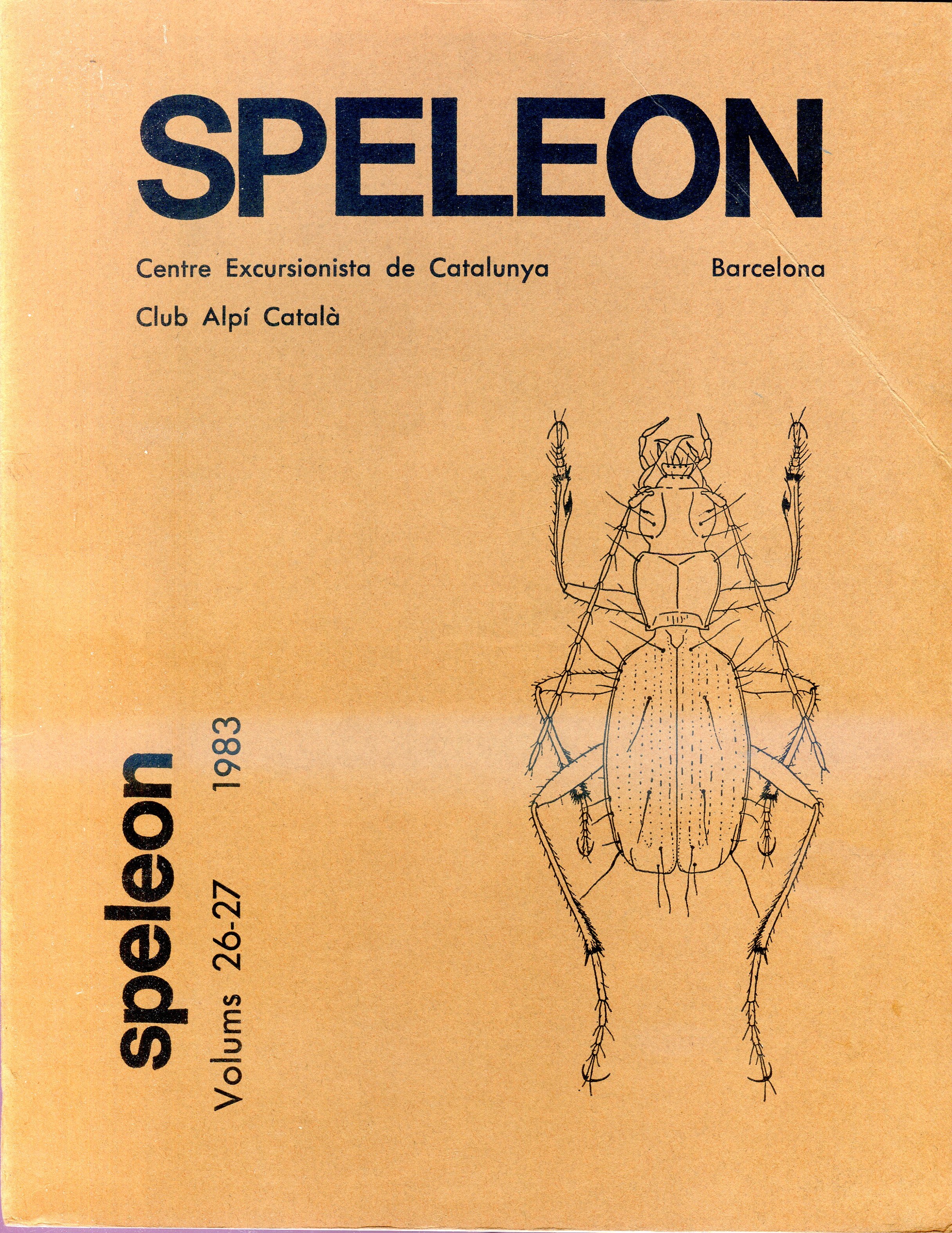 Speleon : Volum 26-27 - Portada