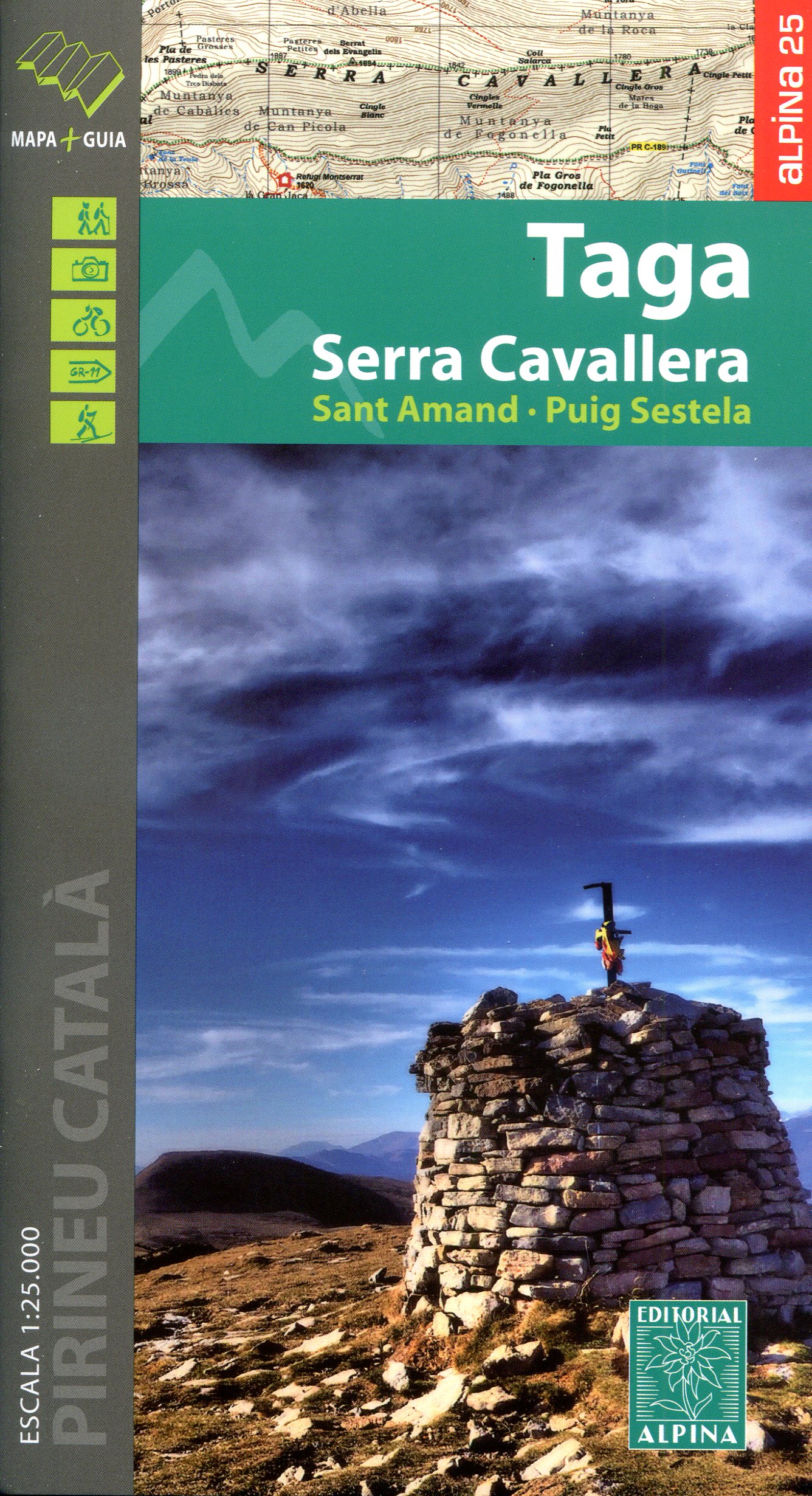 Taga : Serra Cavallera : Sant Amand · Puig Estela - Portada