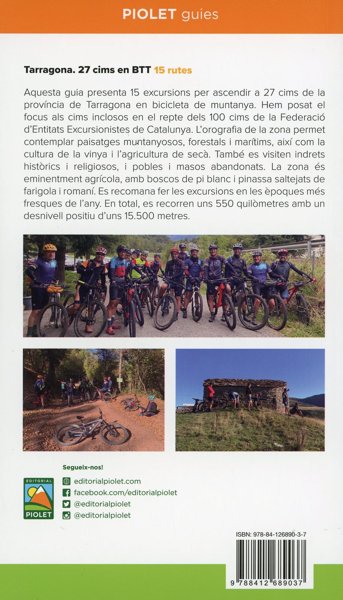 Tarragona : 27 cims en BTT : 15 rutes - Miniatura 3