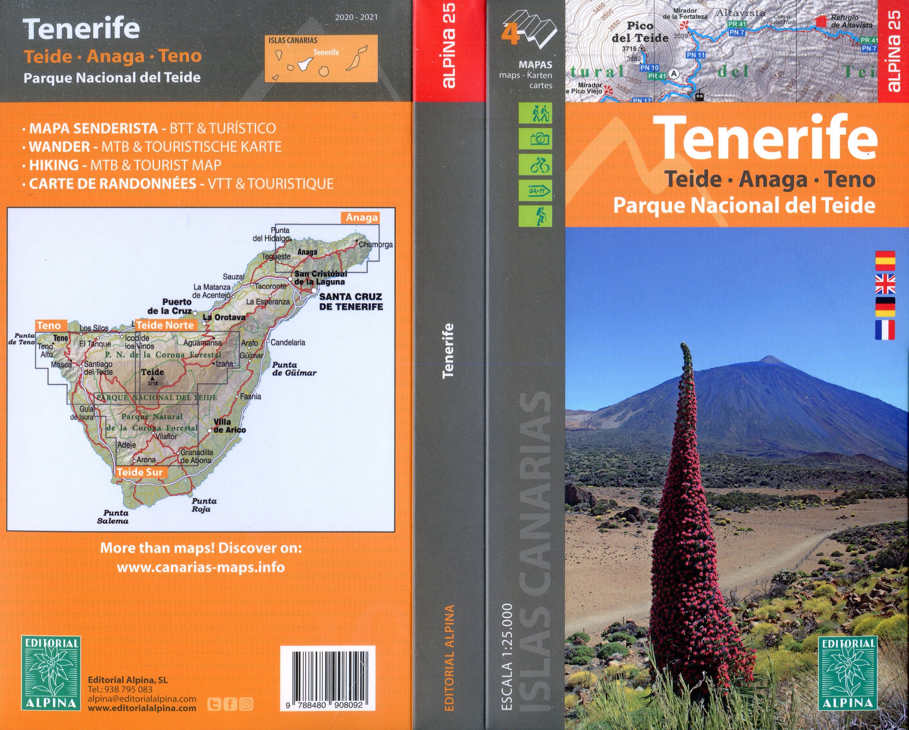 Tenerife : Teide · Anaga · Teno : Parque Nacional del Teide - Portada