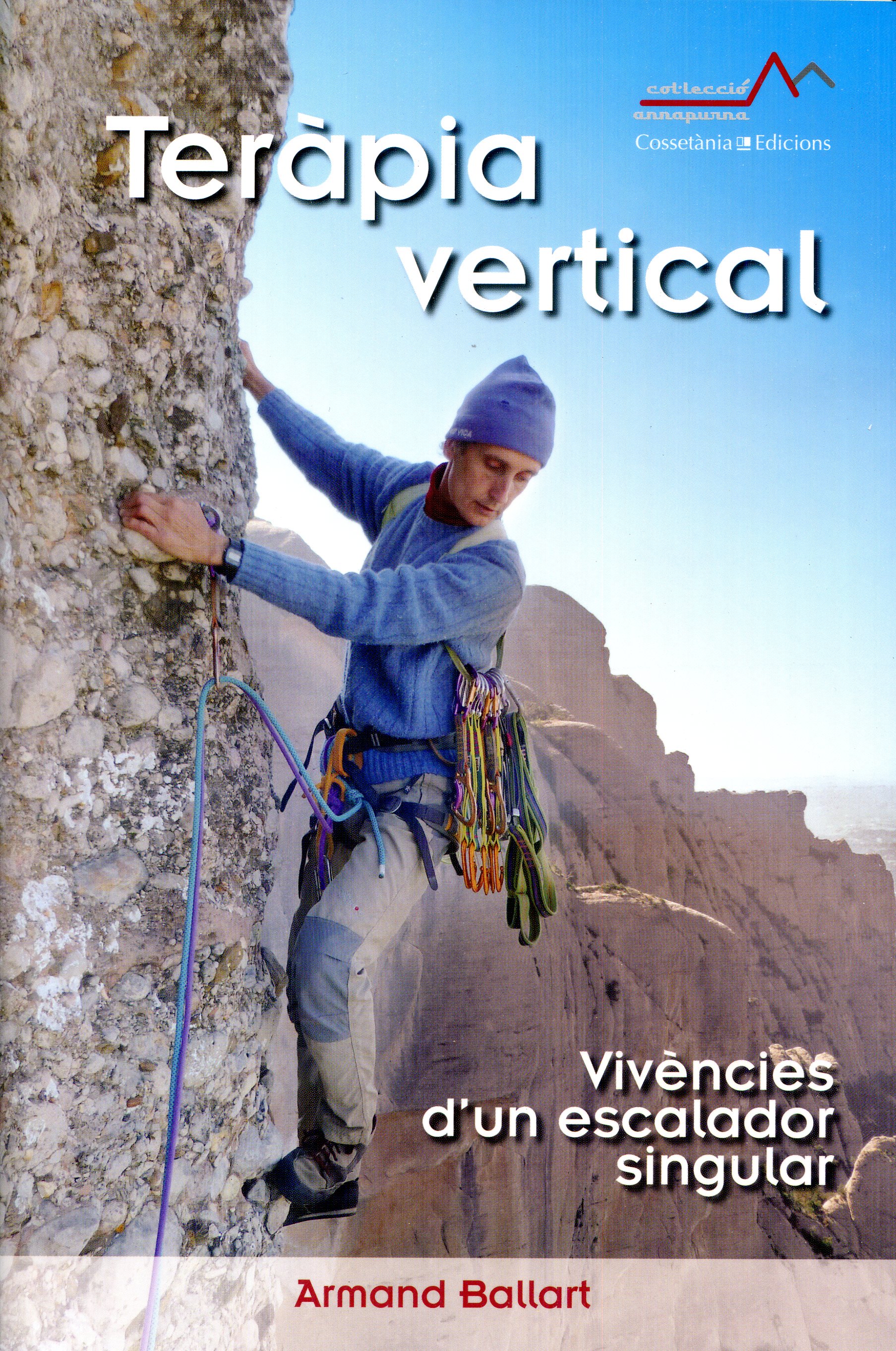 Teràpia vertical : Vivències d'un escalador singular - Portada