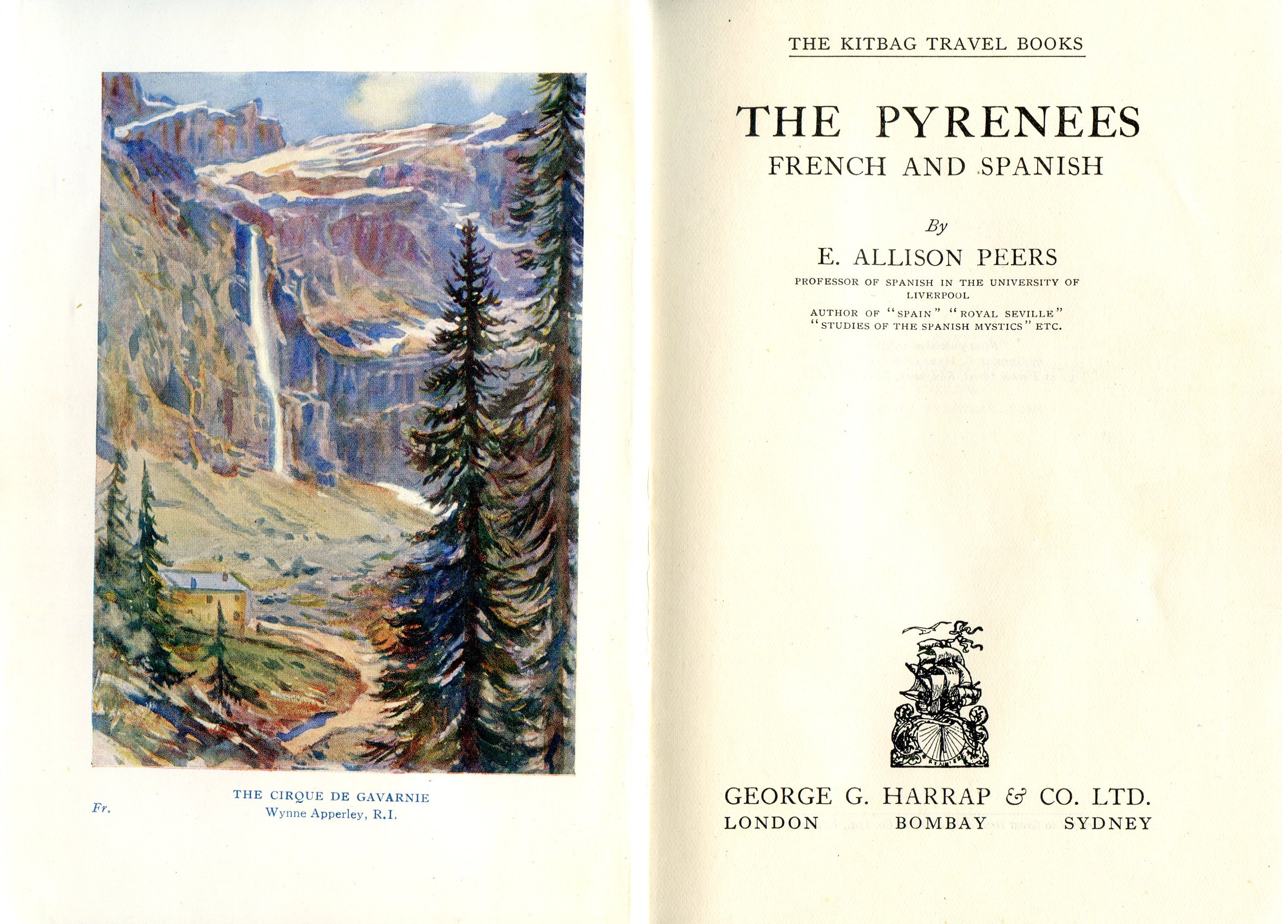 The Pyrenees : French and spanish - Portada
