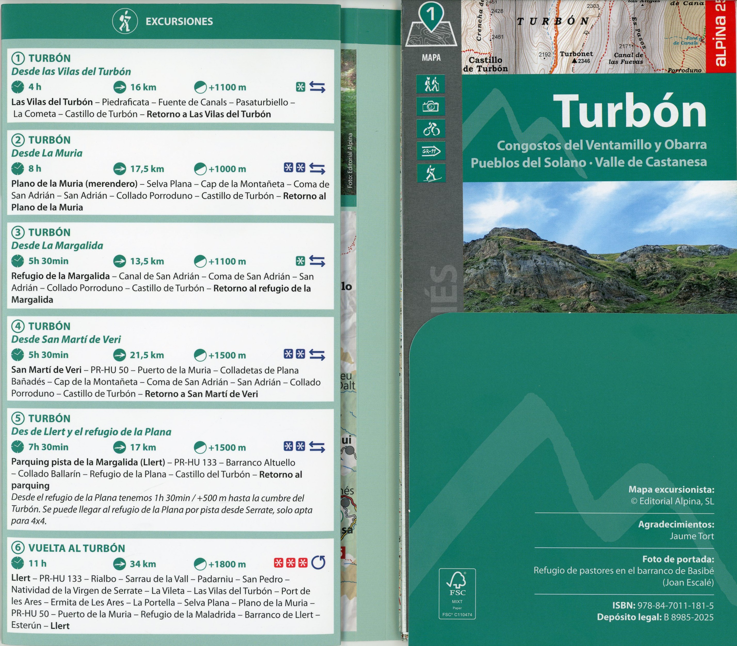 Turbón : Congostos del Ventamillo y Obarra : Pueblos del Solano · Valle de Castanesa - Miniatura 2