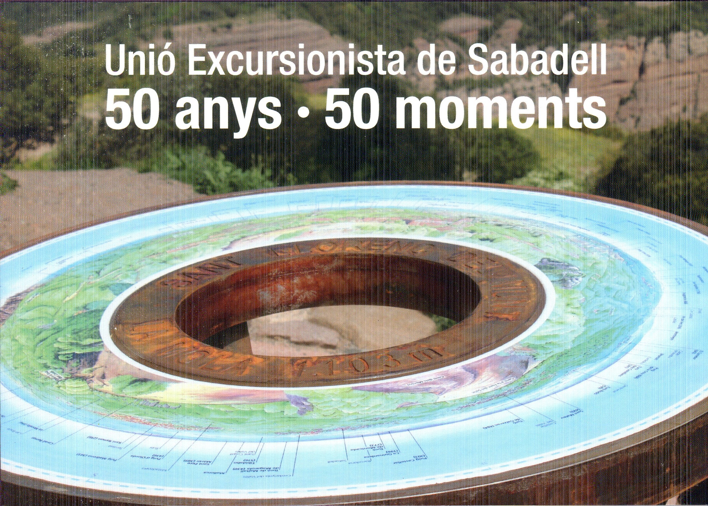 Unió Excursionista de Sabadell : 50 anys · 50 moments - Portada