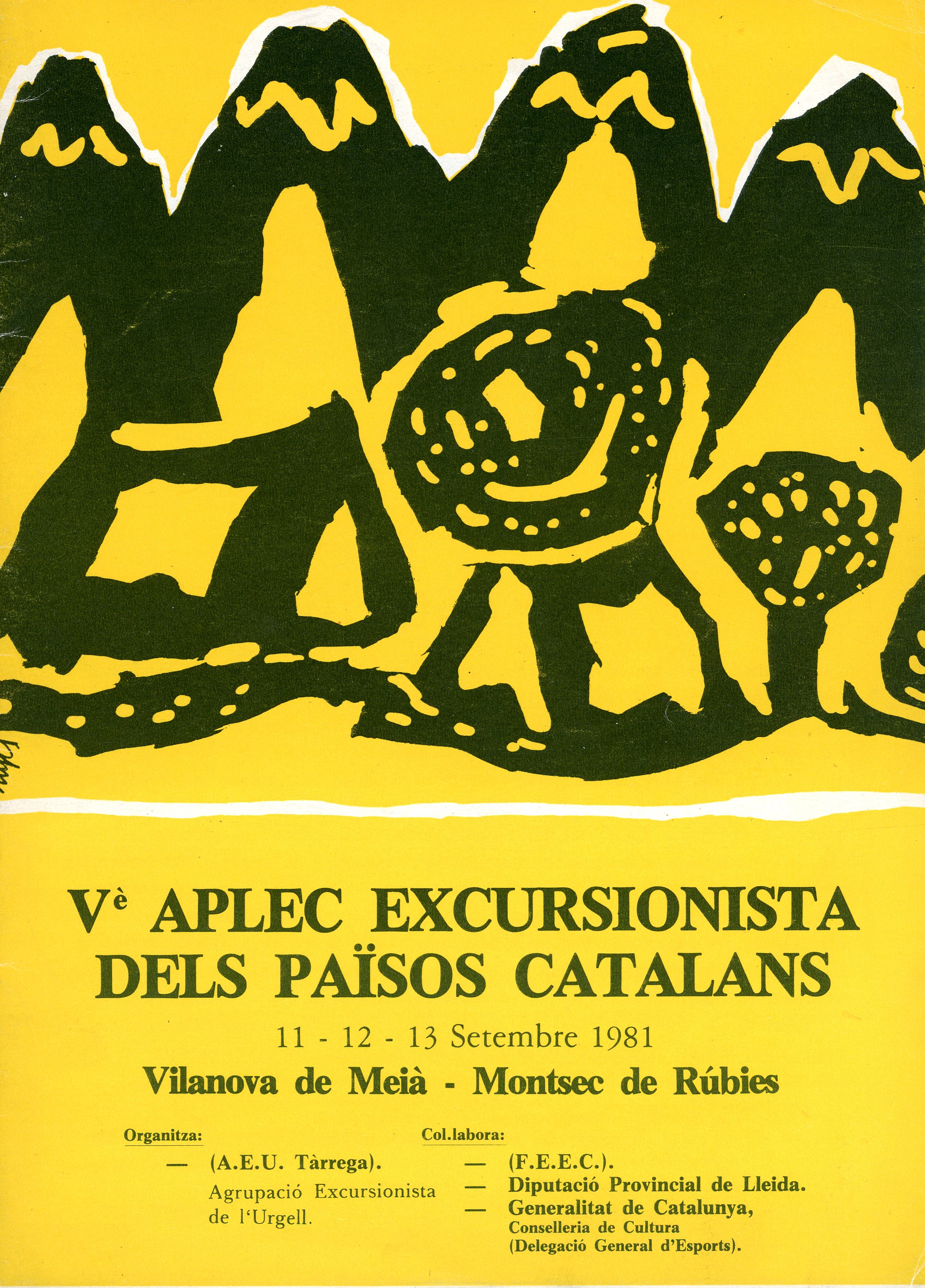 Vè Aplec Excursionista dels Països Catalans - Portada