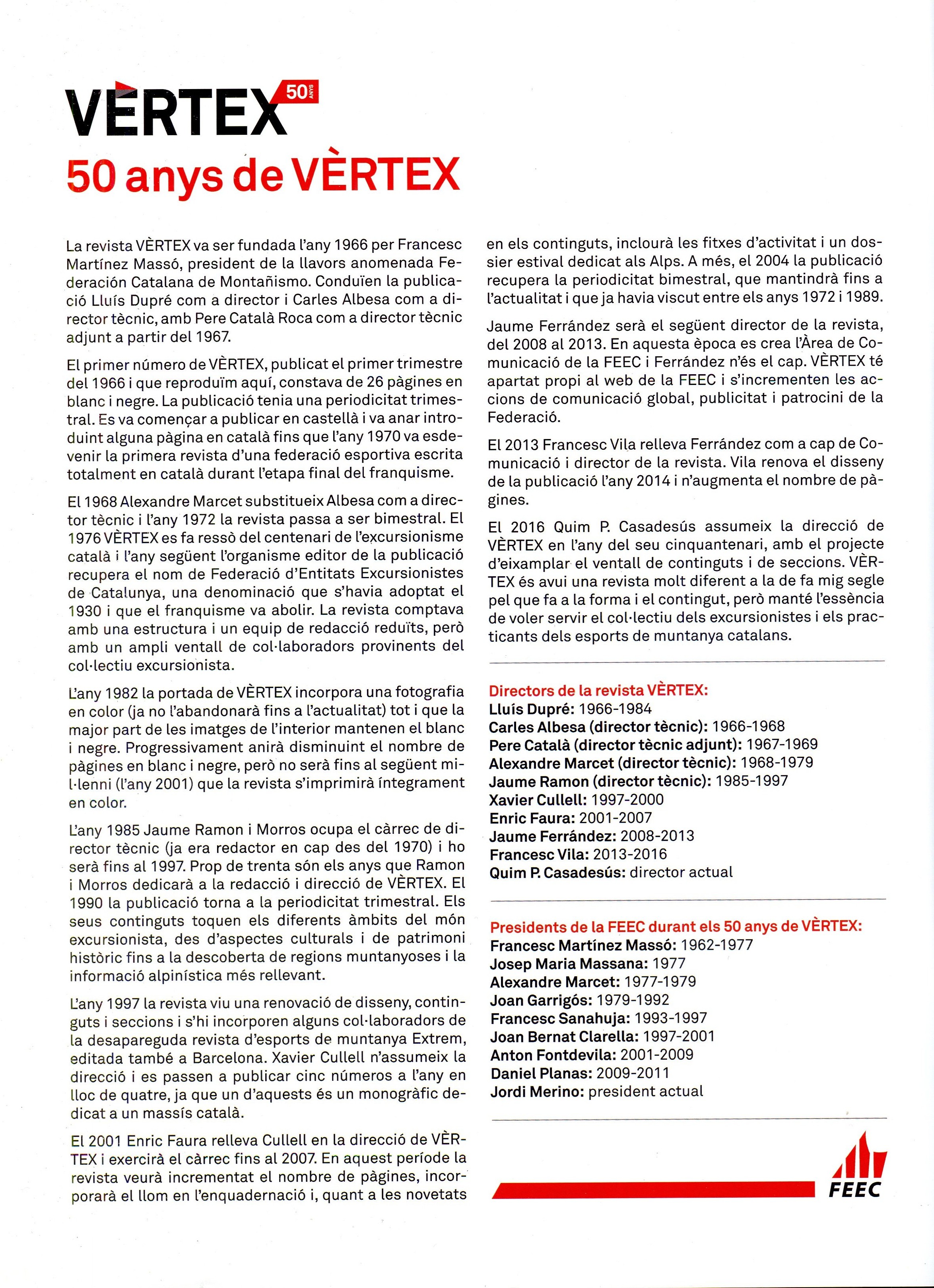 VÈRTEX 50 anys : Reedició especial [1966 · 2016] - Miniatura 2