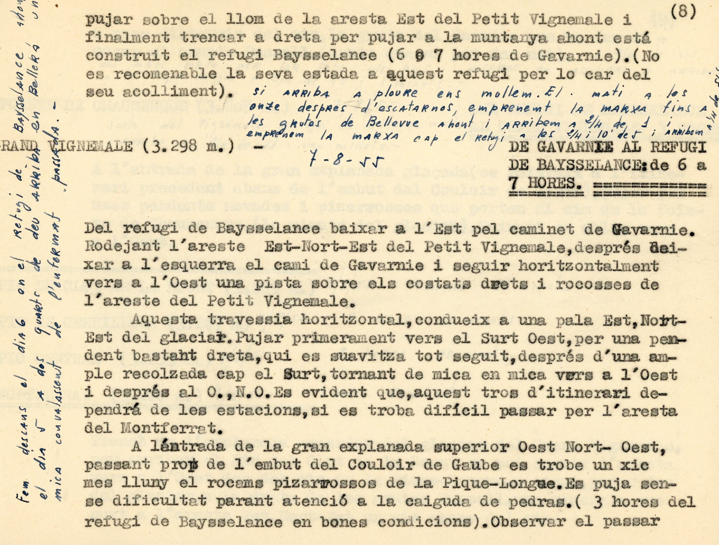 Vacances 1955 : Pirineu aragonès : Mont Perdut-Gavernie Vignemale-Balaitous - Miniatura 2