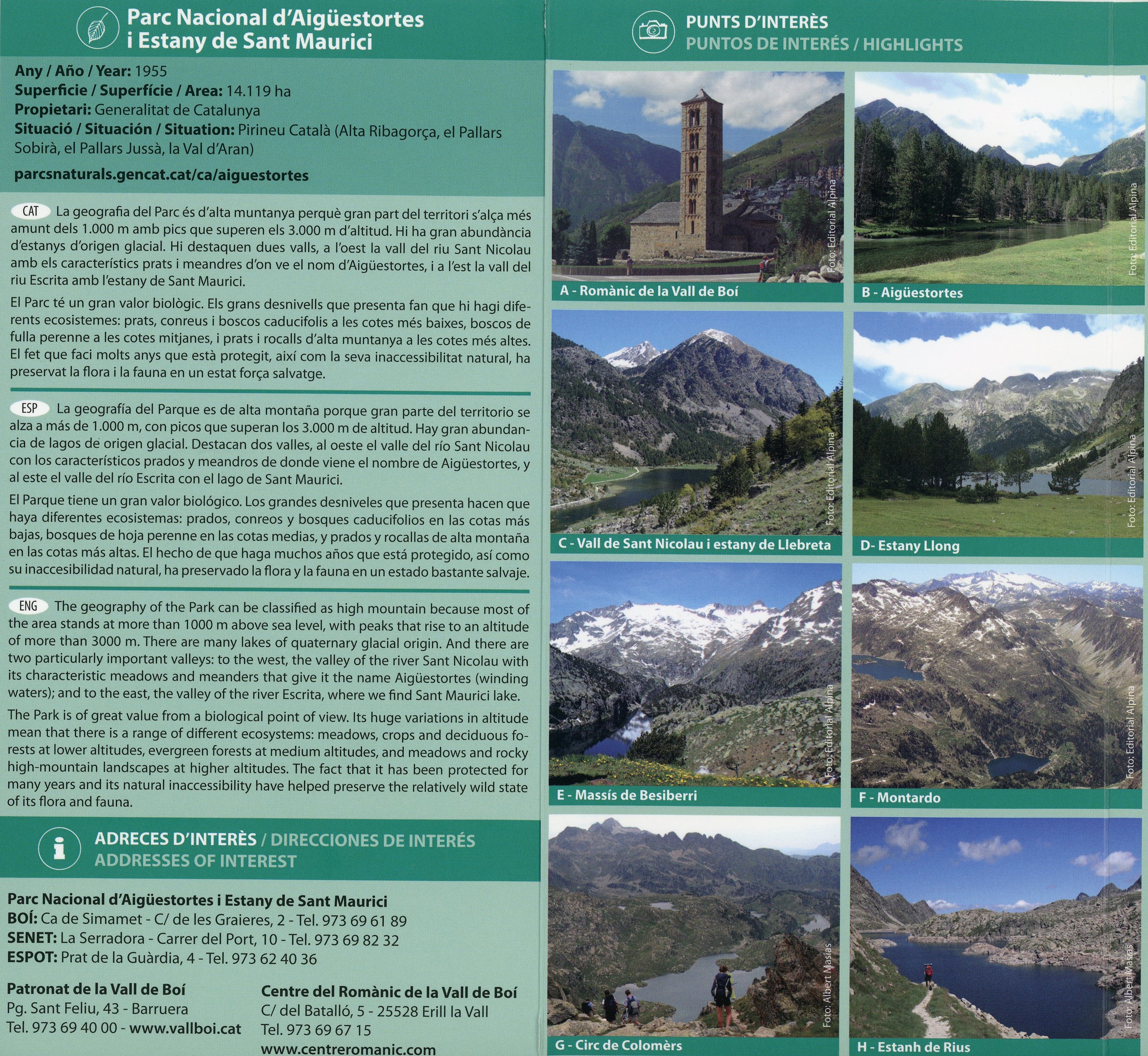 Vall de Boí : Aigüestortes : Parc Nacional - Miniatura 3